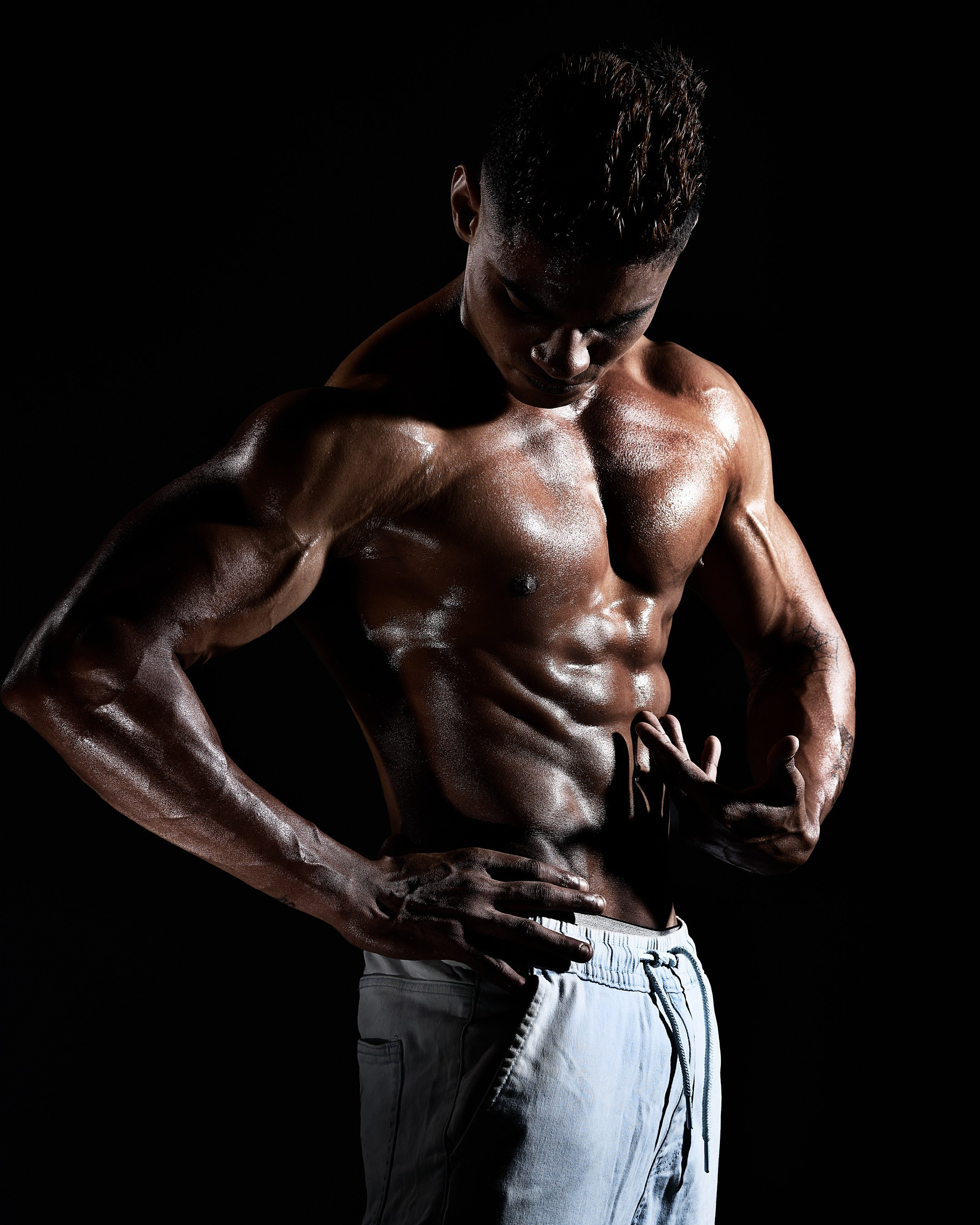 Bodybuilding Fitness Portrait in Chennai