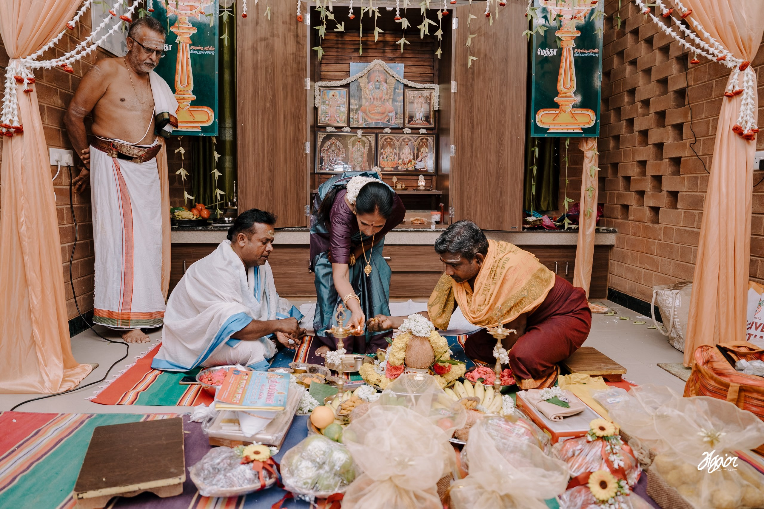 Wedding documentary photography in Pondicherry. Agam Vizha
