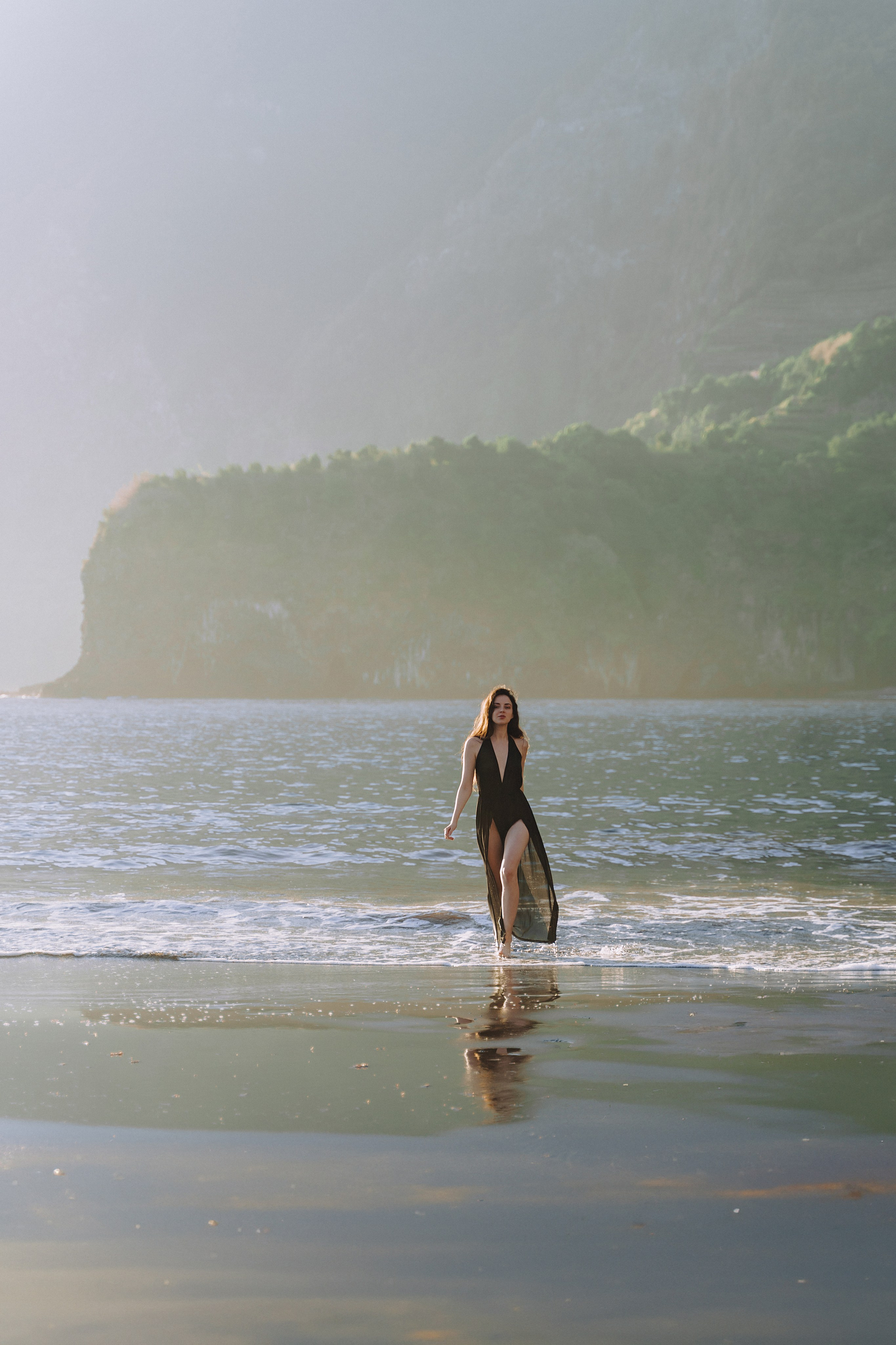 Sunrise Photoshoot with Galina at Seixal Beach | Madeira Photographer. Your photographer in Madeira