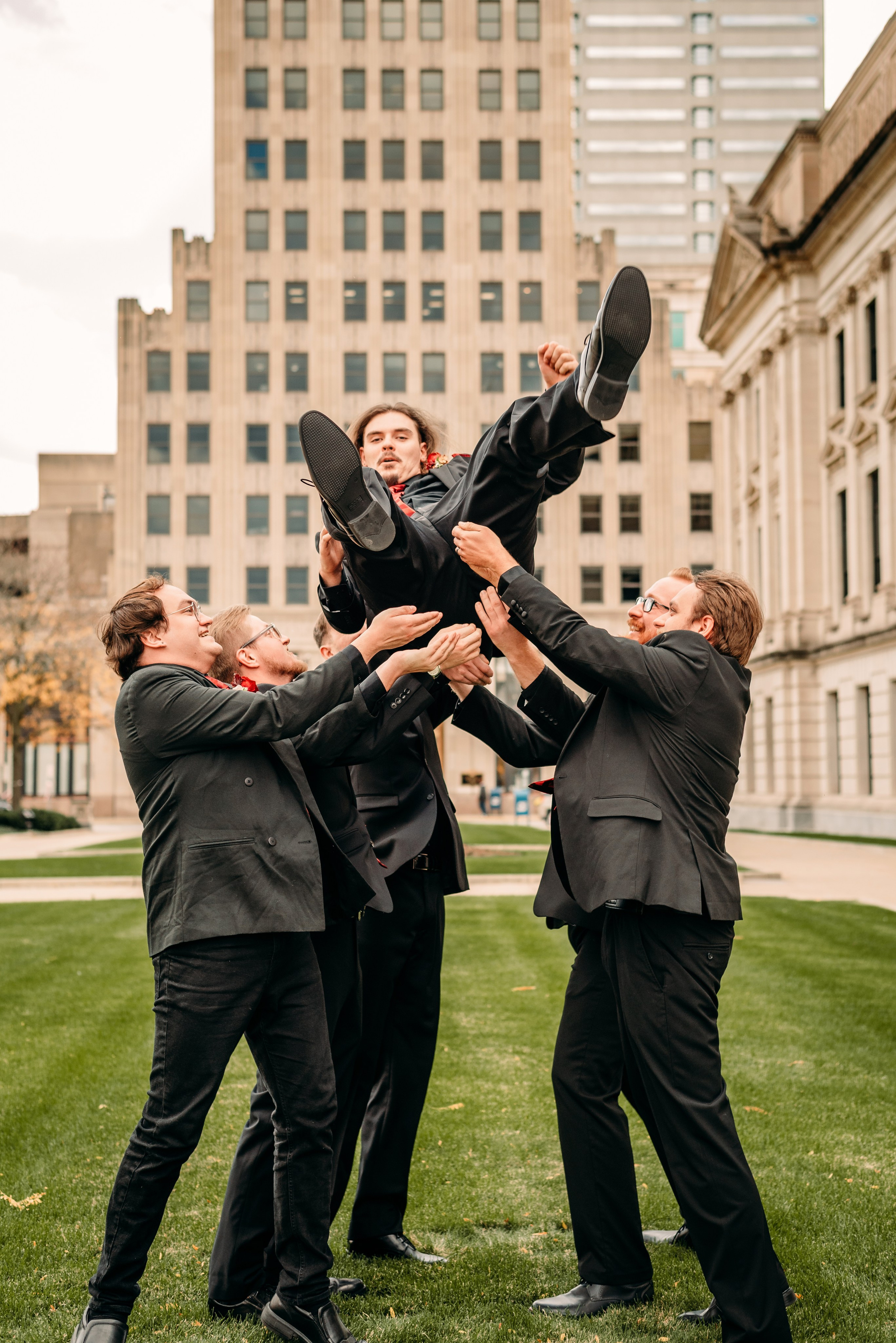 Bold & Dramatic Wedding at The Paper Mill on The Landing | Fort Wayne Wedding Photographer. Alexandria Danielle Photography | Fort Wayne & Indianapolis Wedding Photographer