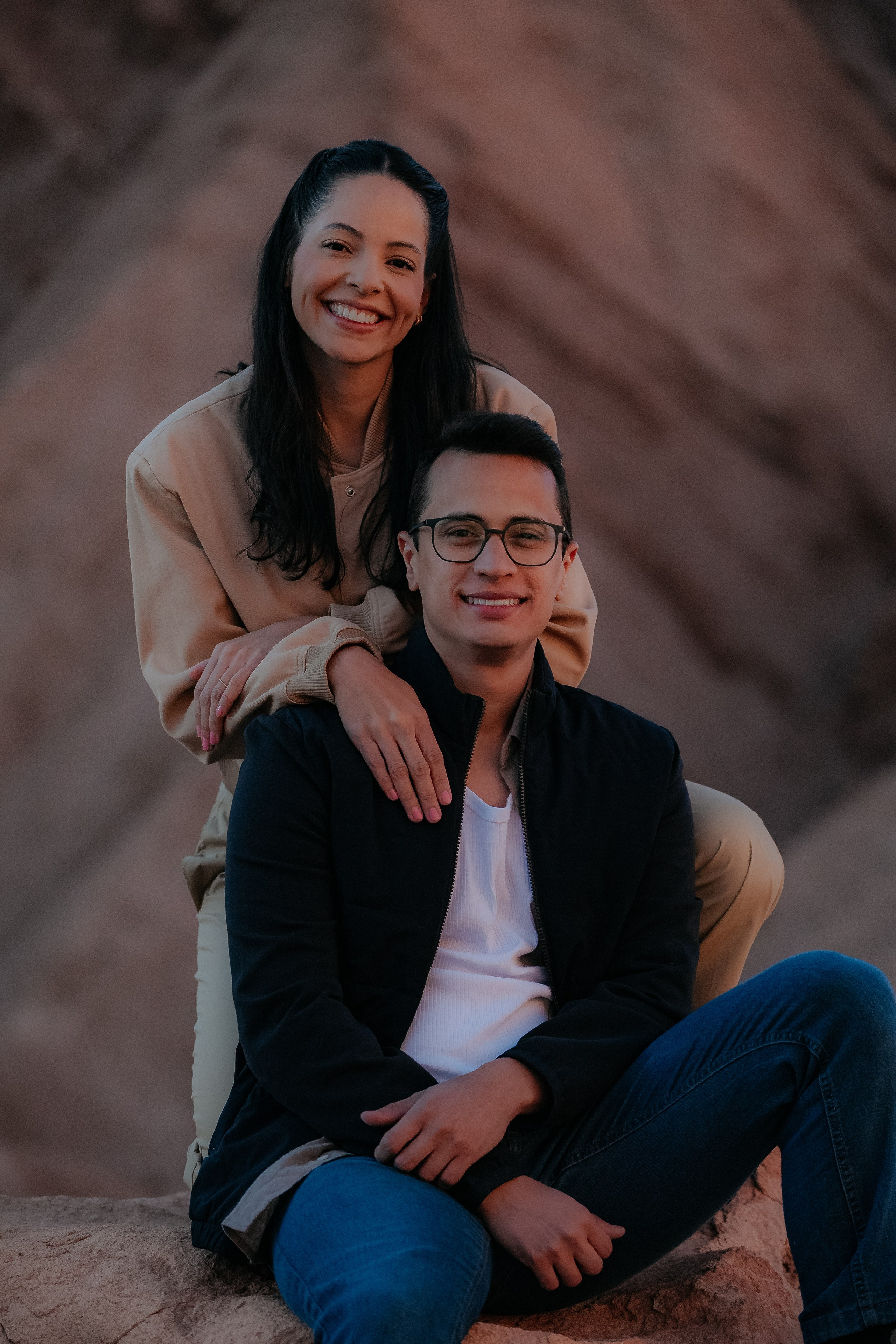 Sessão casual no Vale dos Cogumelos. Fotógrafo em San Pedro de Atacama