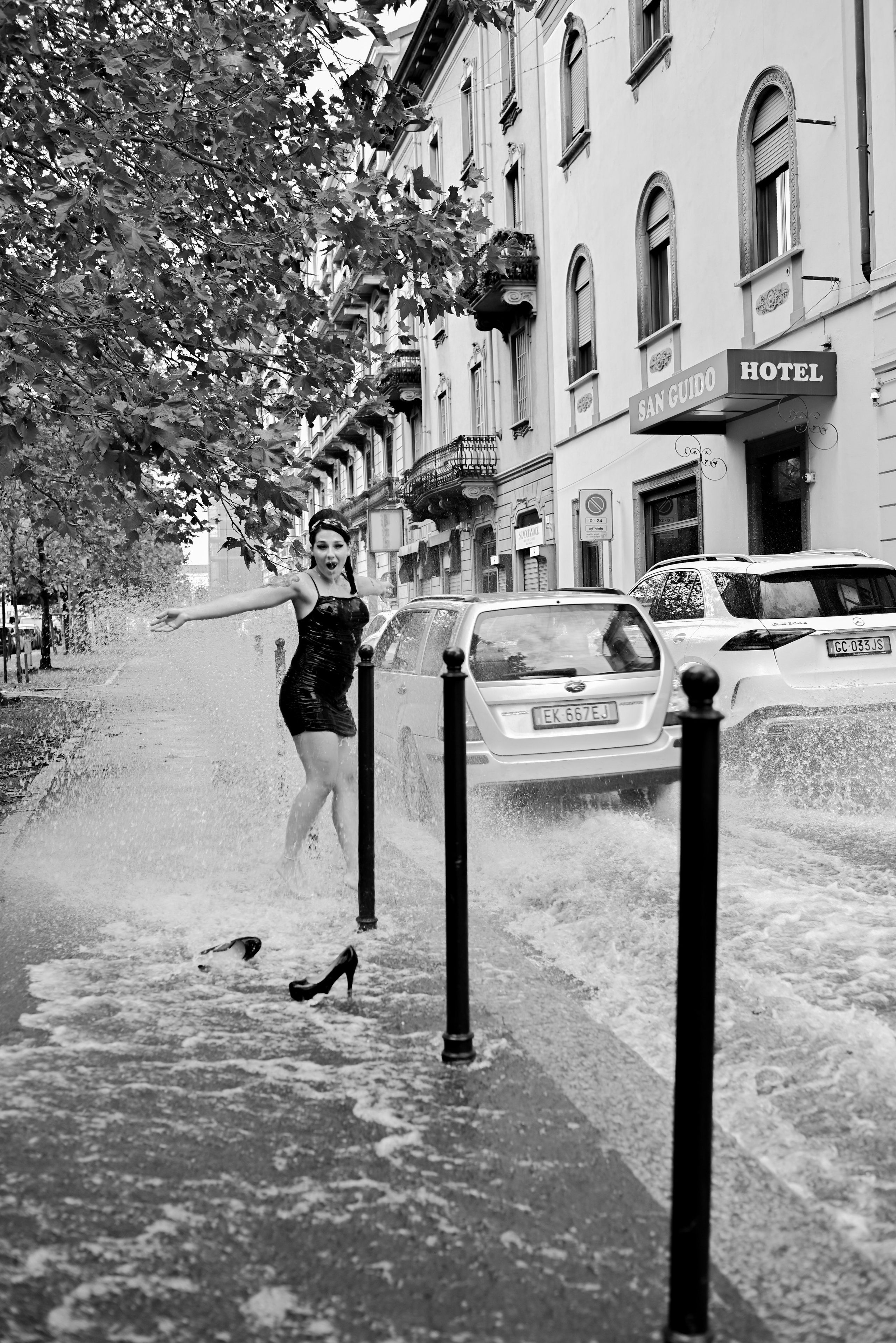 Scatti per far andare l’acqua di traverso all’ex