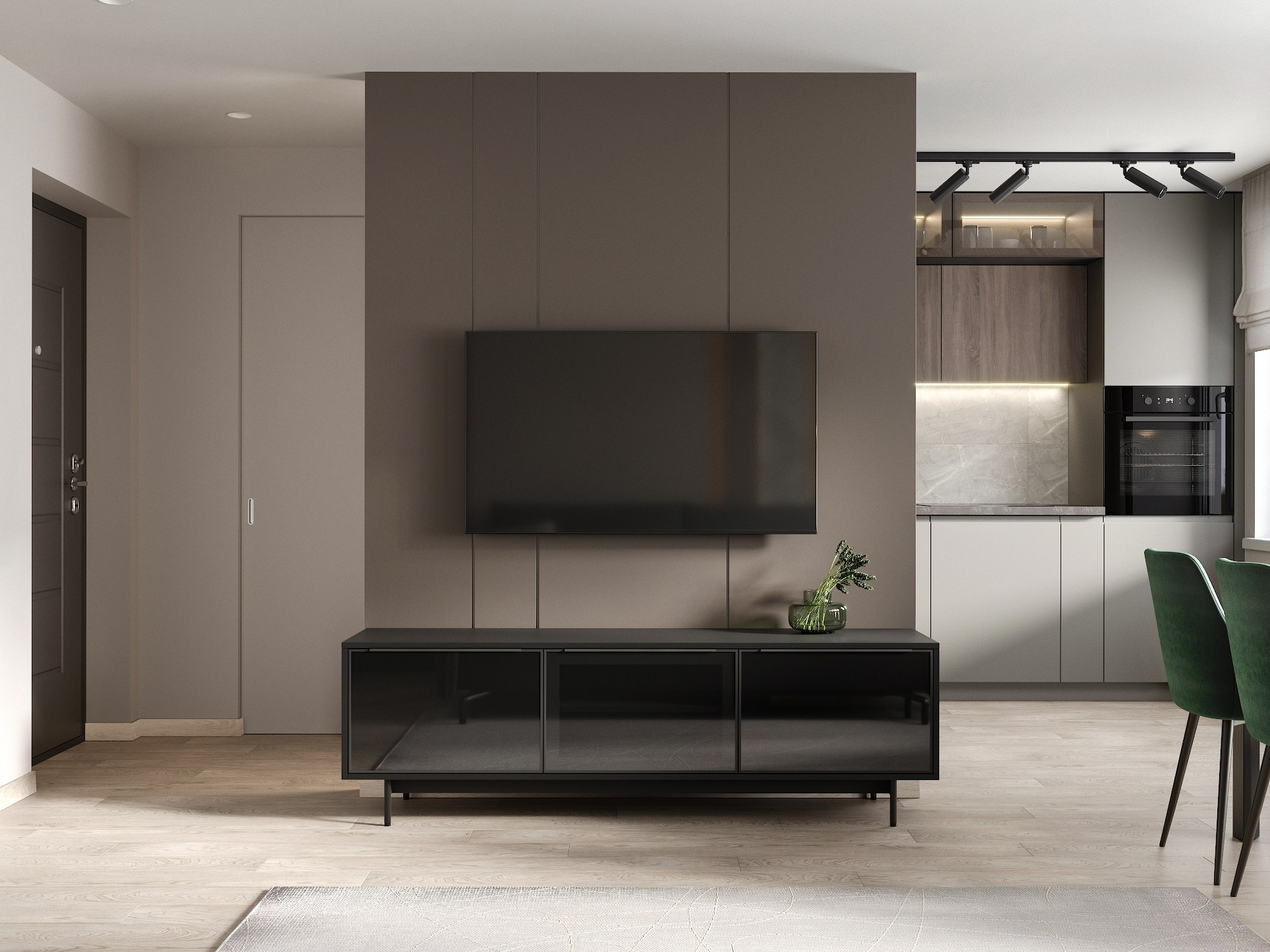 APVIENOTI DIVI DZĪVOKĻI KOSMONAUTU. Ivainteriordesign.com