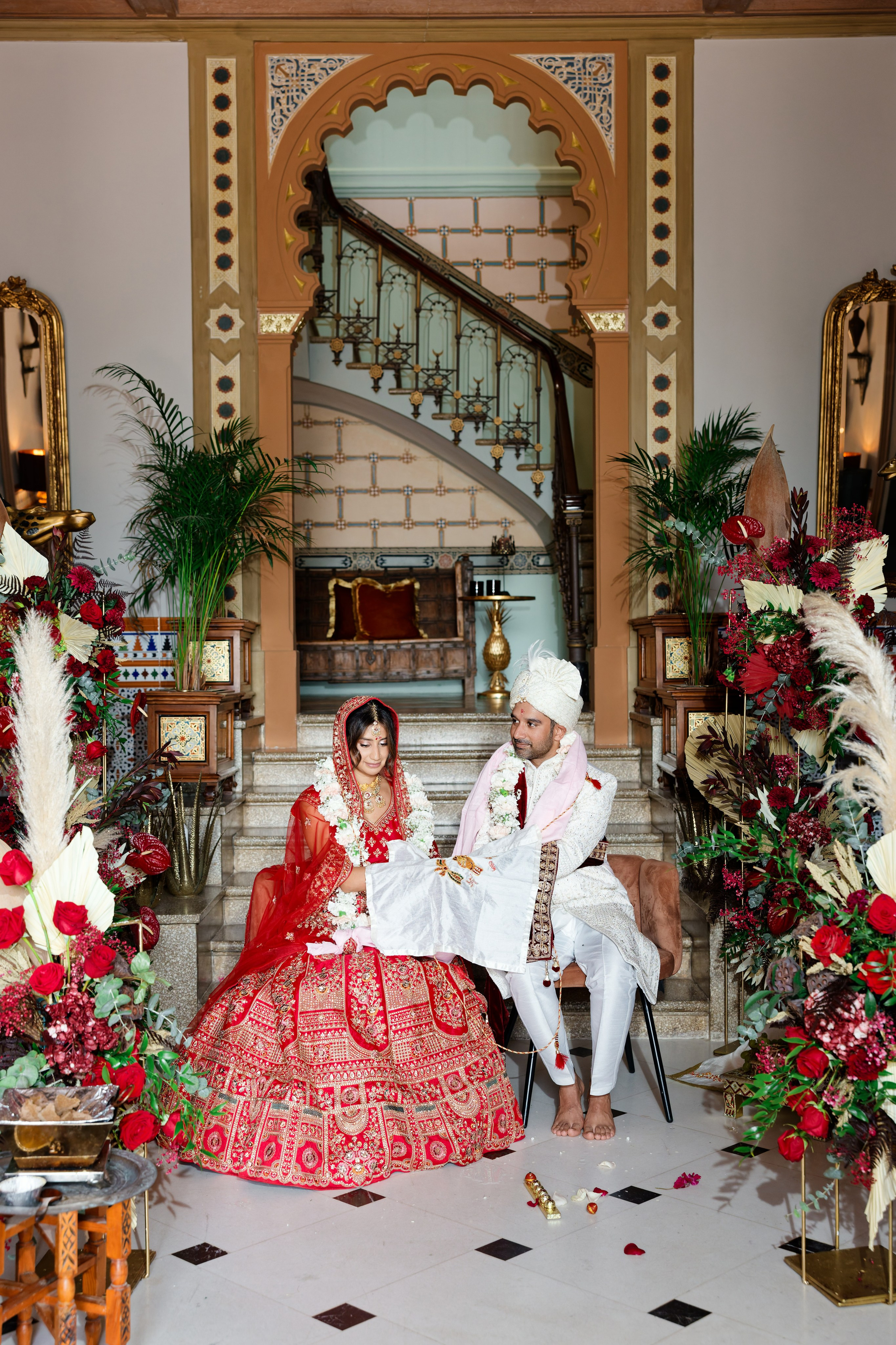 Indian wedding at Gran Villa Rosa, Barcelona