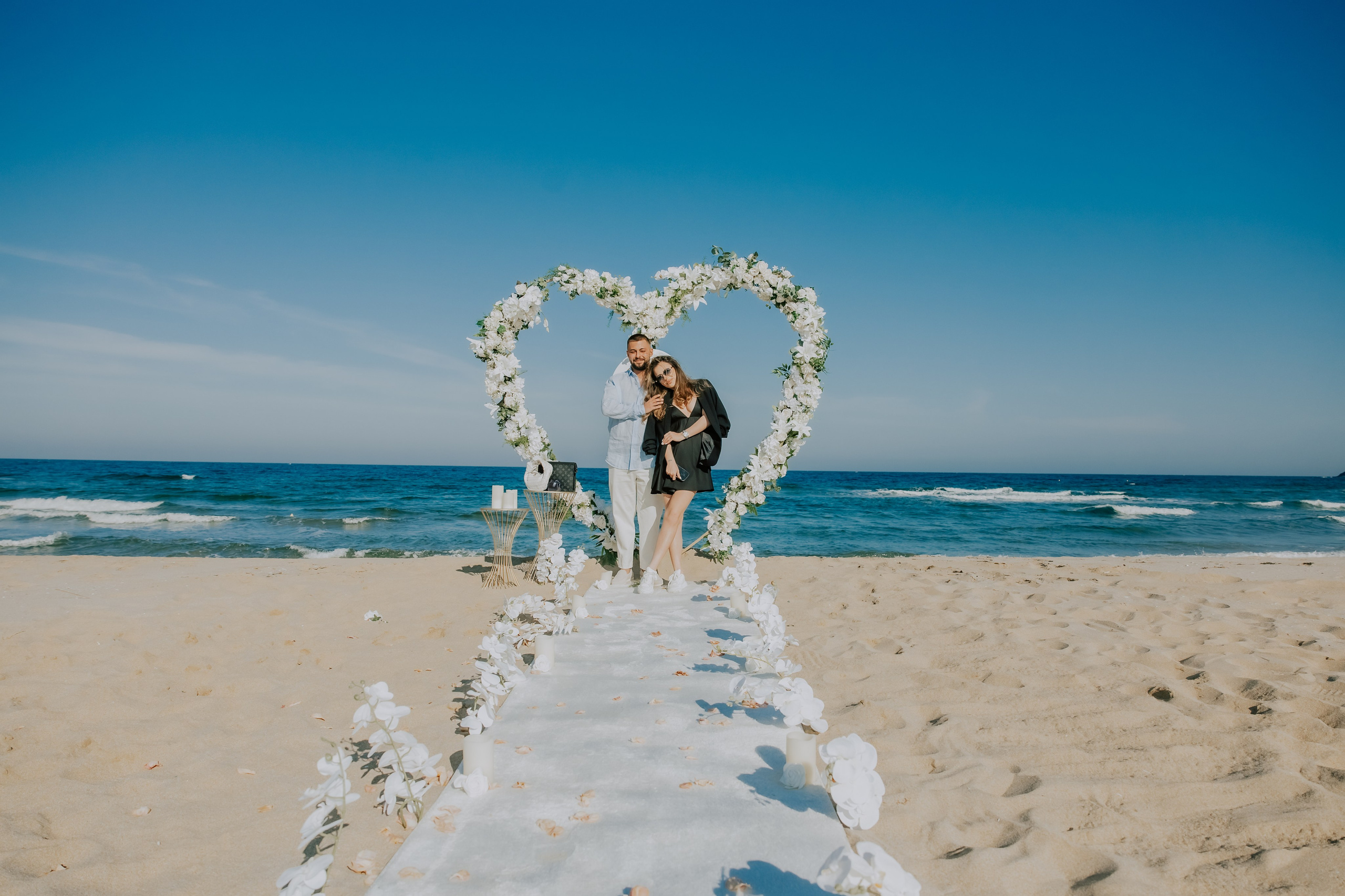 Годеж на плажа. Фотограф Ирина Йотова