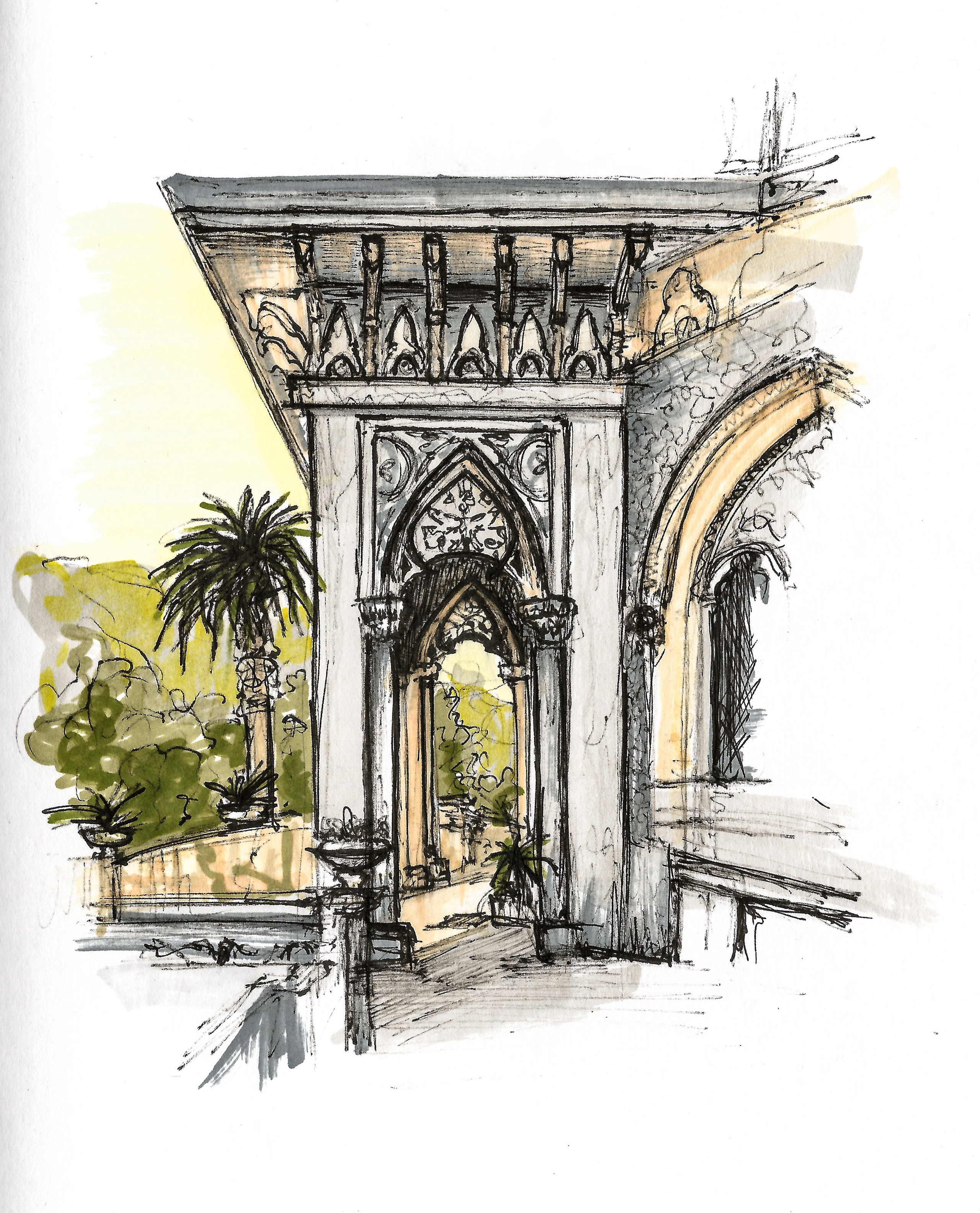 Urban views. Angelina Sorokopud. Artist in Strasbourg