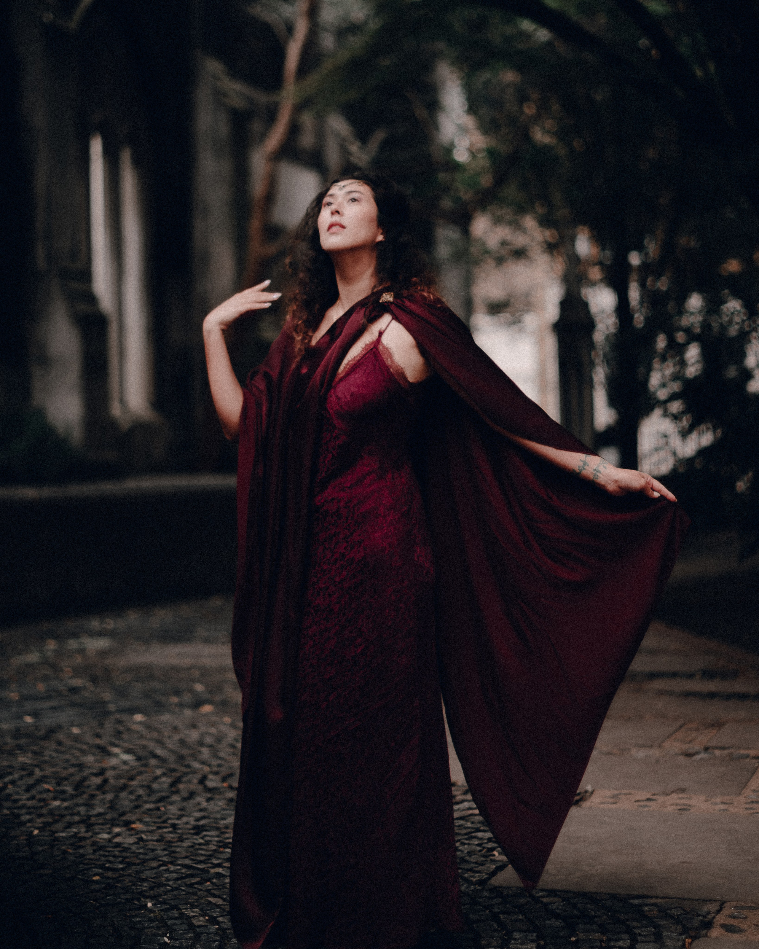 Fairy in Medieval Ruins Photoshoot. Moth & Moss Photography