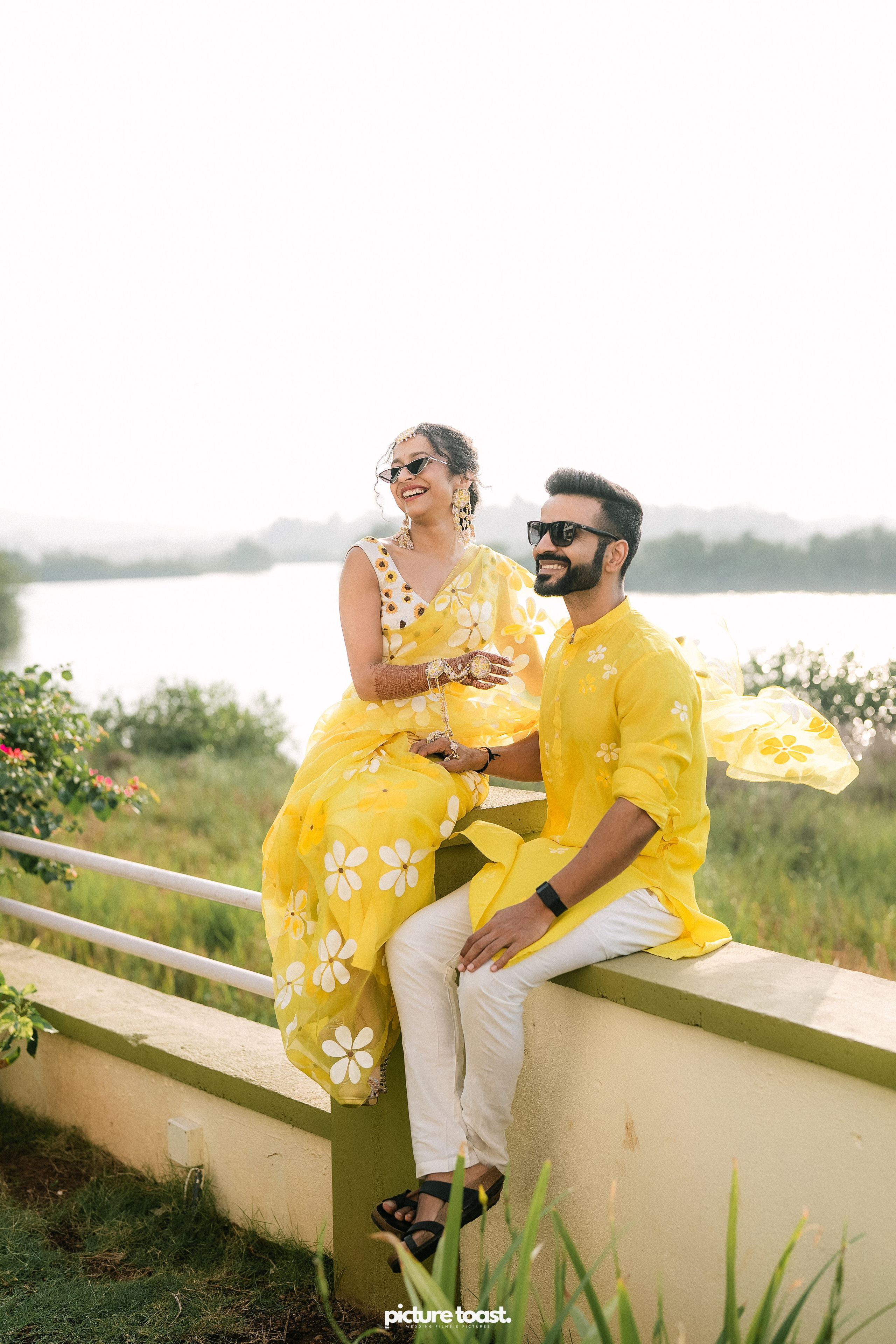 Haldi Hues Ft. Baebie & Goyal. Fine art Wedding Photographers in India & Canada