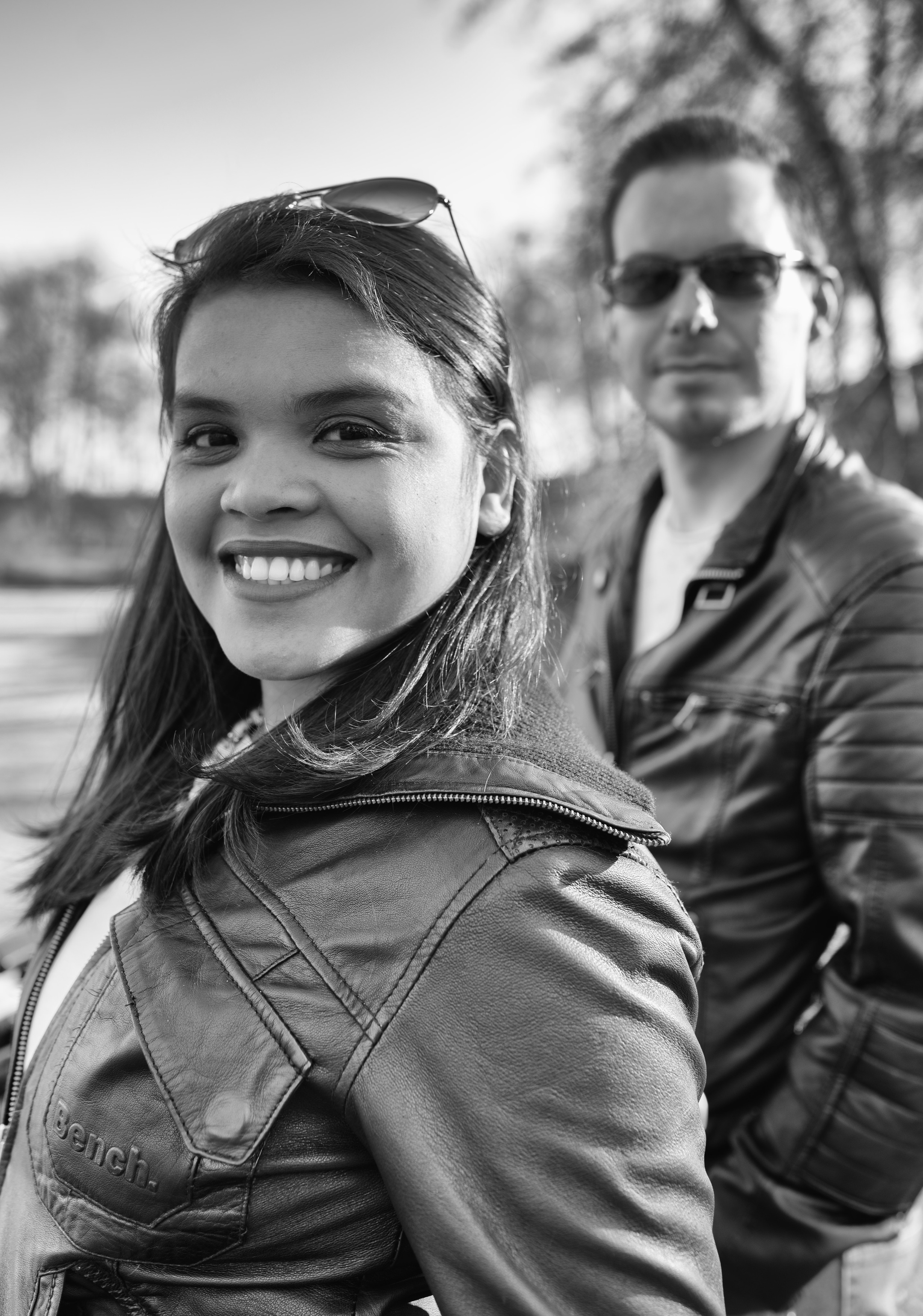 Parrshooting  Promenade Münster. Schwarz-weiß Fotografie in Münster. Fotografin Viktoria Roschen