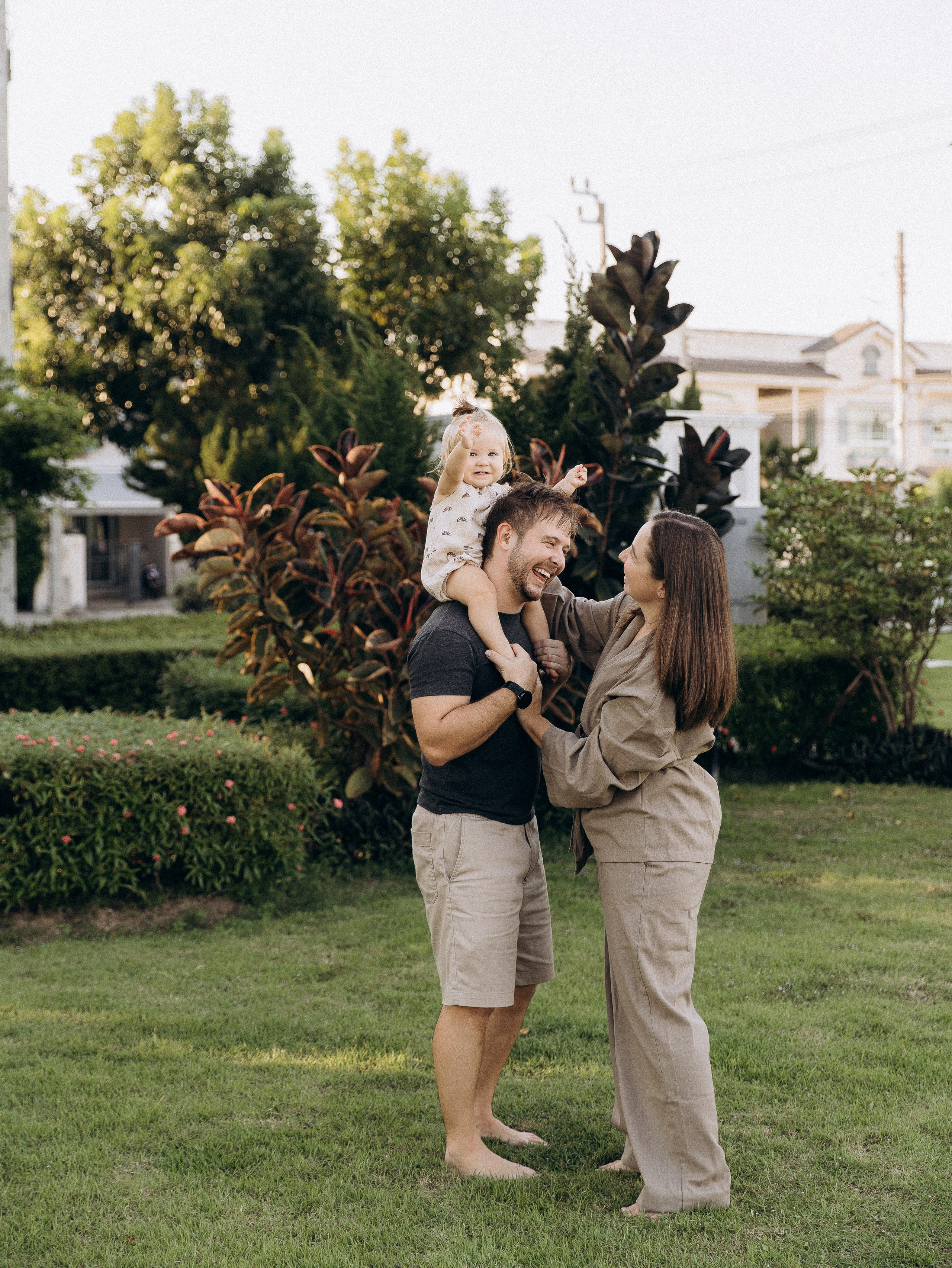At home. Family and wedding photographer in Bangkok, Thailand
