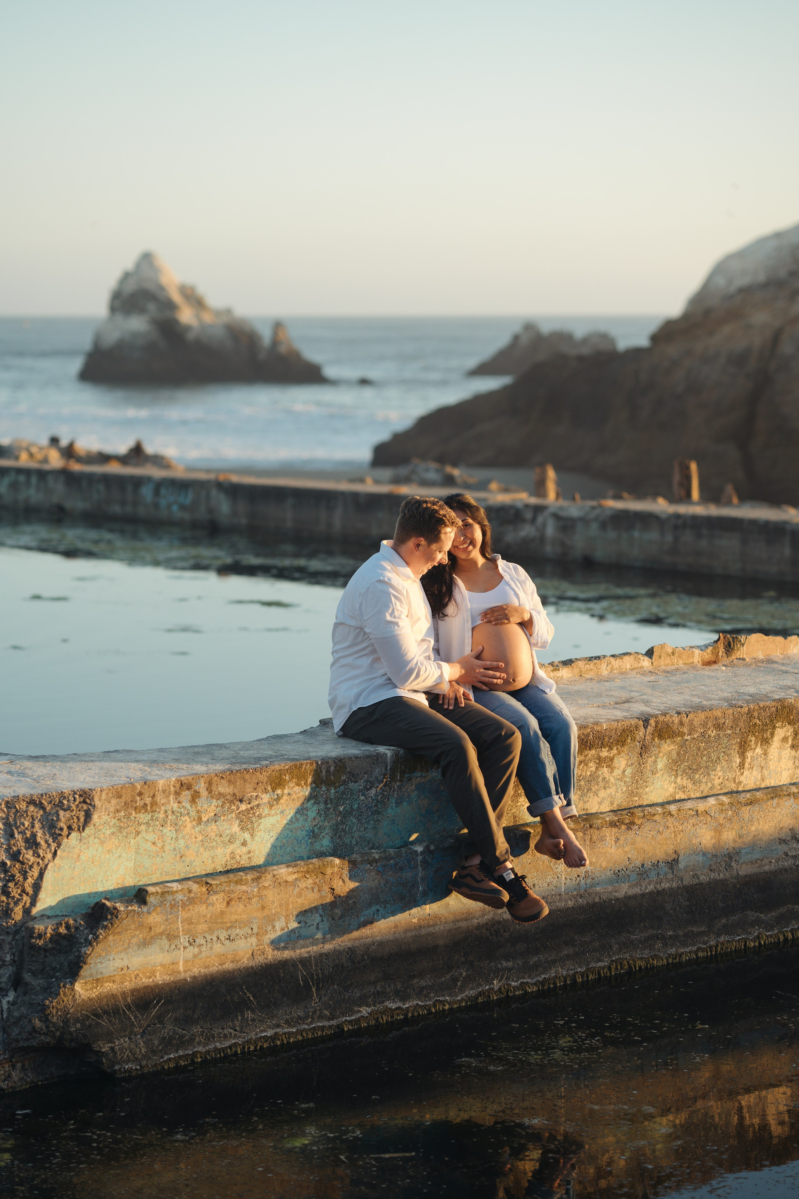 Deicy Maternity Session at Sutro Baths. Soulo Photography | San Francisco Bay Area Based Photographer