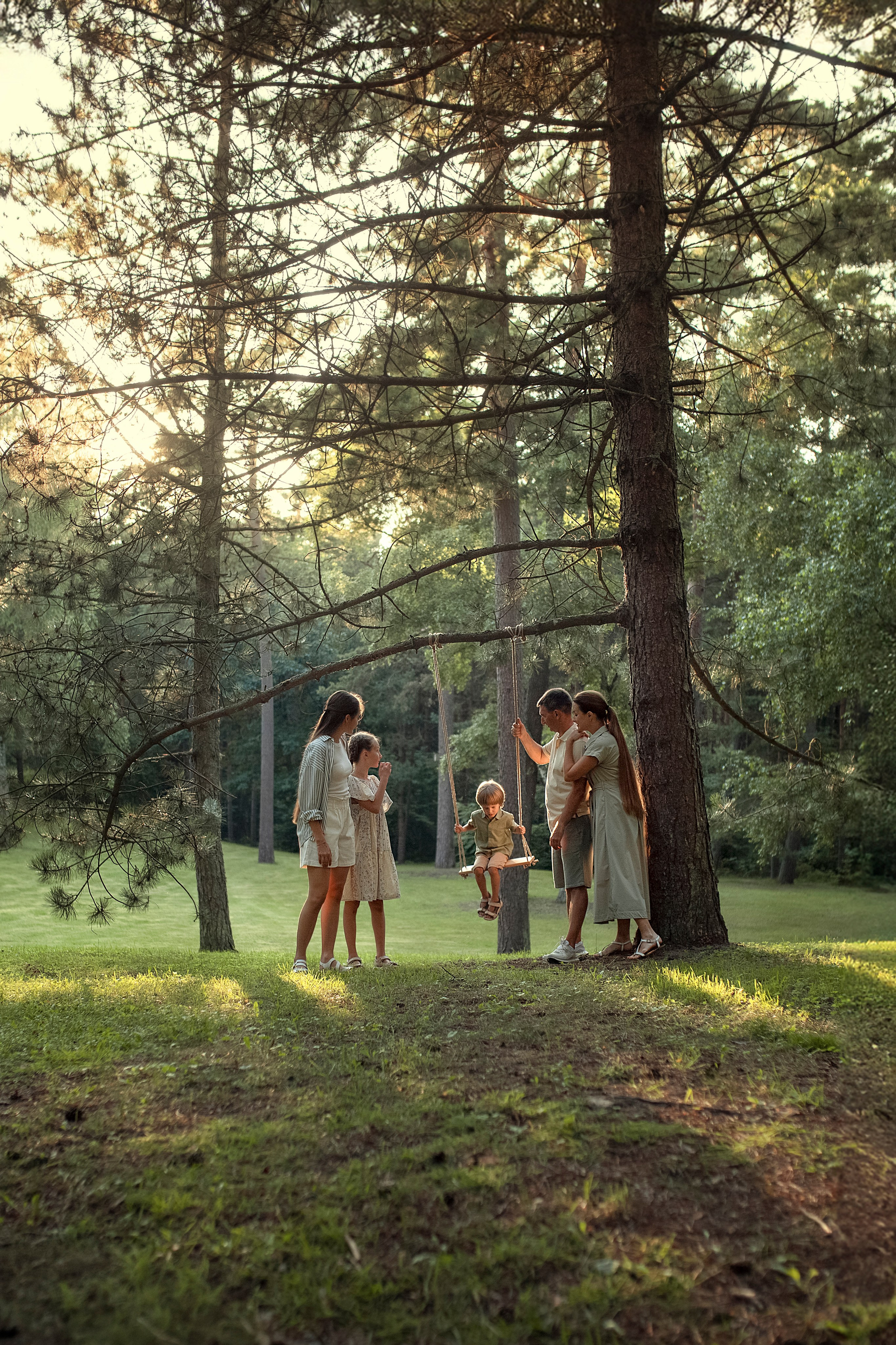 Наташа, Юра, Ксения, Лиза и Арсений 2025. Fotograf rodzinny i dziecięcy w Warszawie Mila Babrouskaya