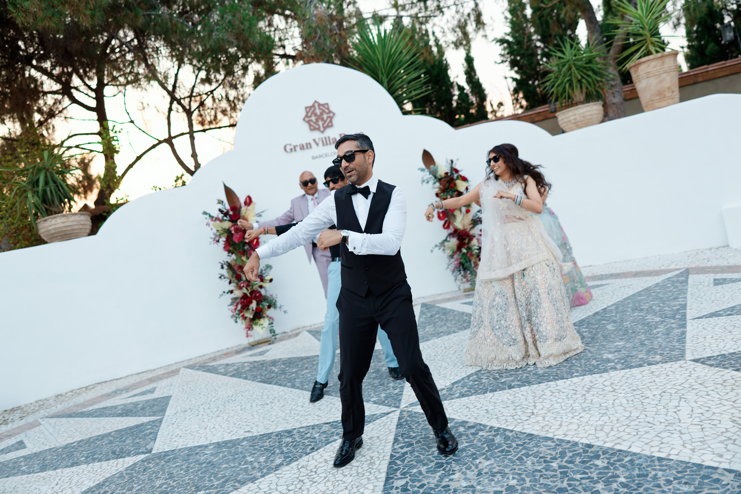 Indian wedding at Gran Villa Rosa, Barcelona