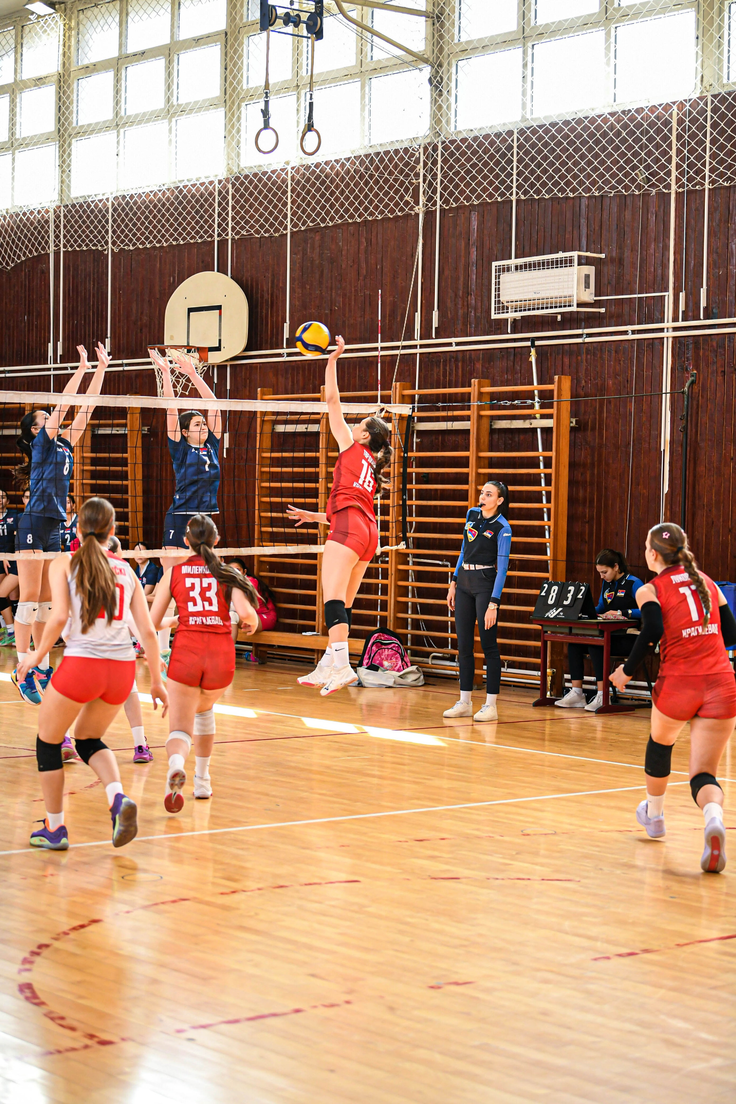 Odbojka 22.03.  Radnicki KG — BlockVolley JAG. Foto Simic Jagodina