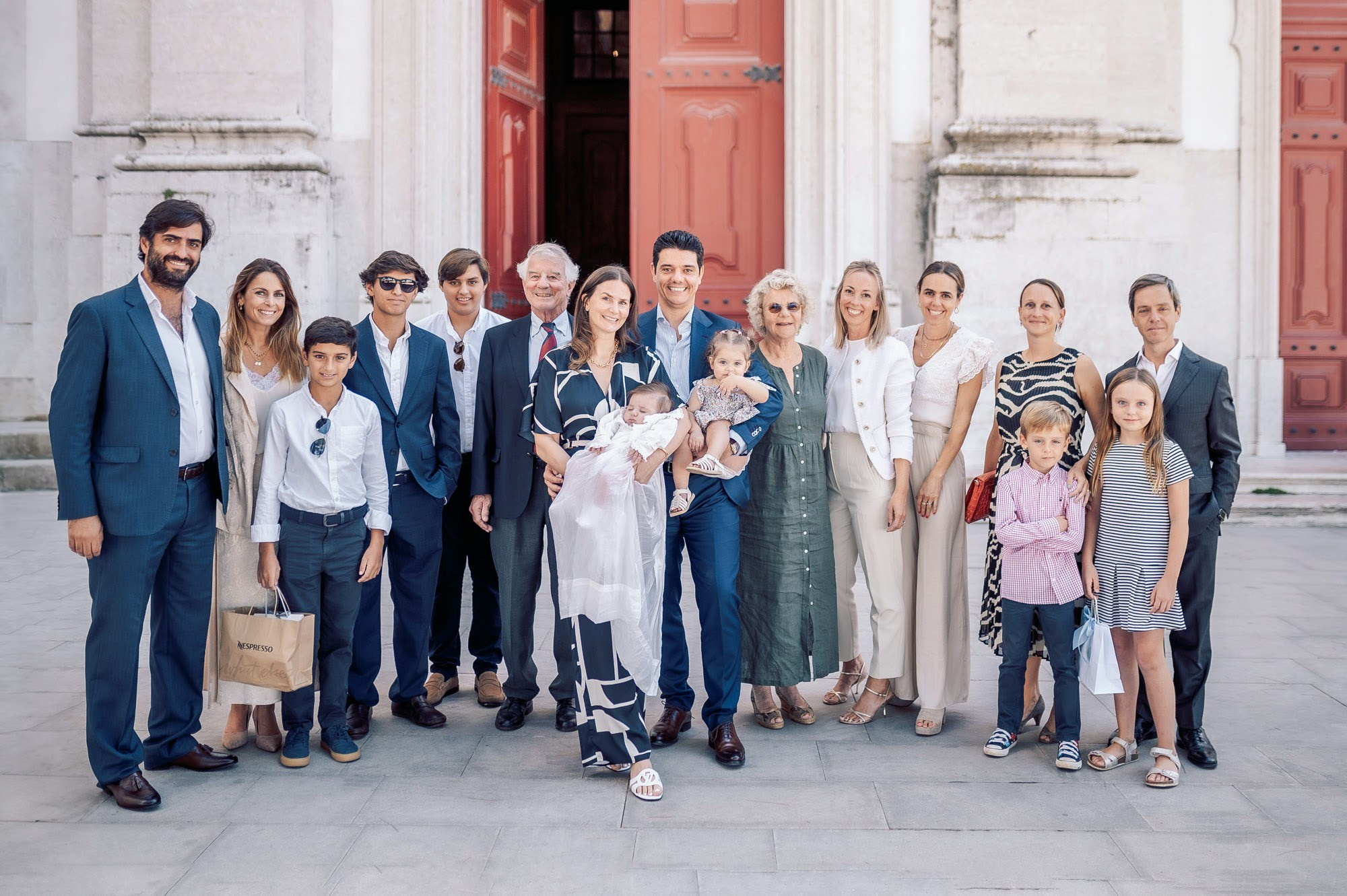 photography of a Catholic baptism in Lisbon