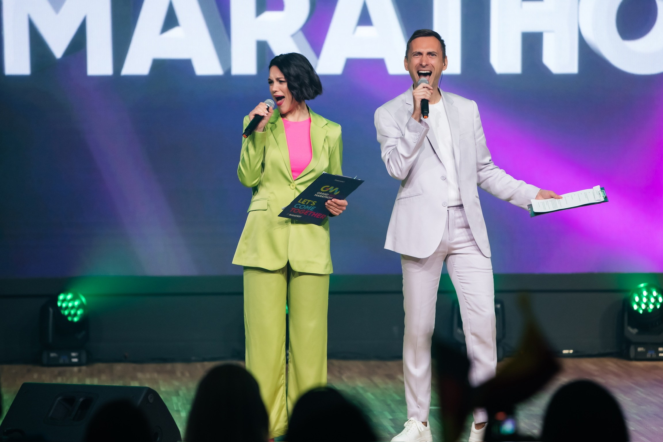 Grand Marathon Greenway Global Budapest, Hungary 500 people. Ведущая Москва Елена Чайка