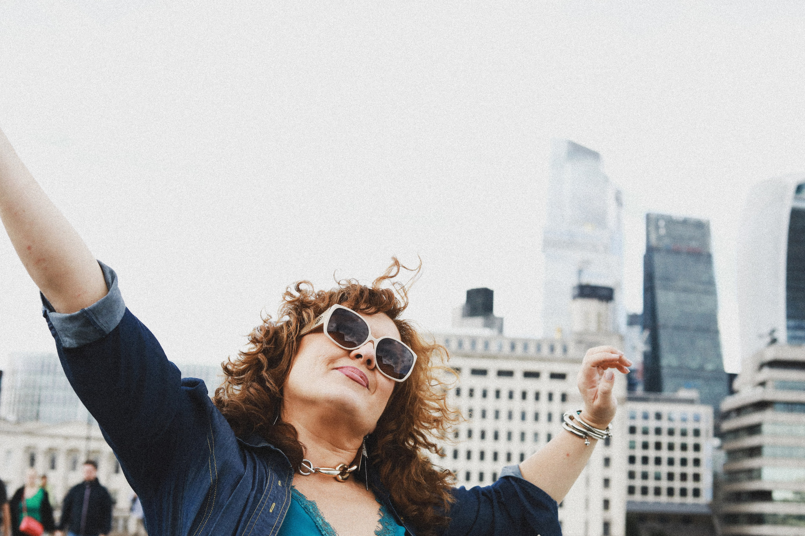 Оlga and her shiny London. Victoria Dini. Art photography in London / Folkestone, UK