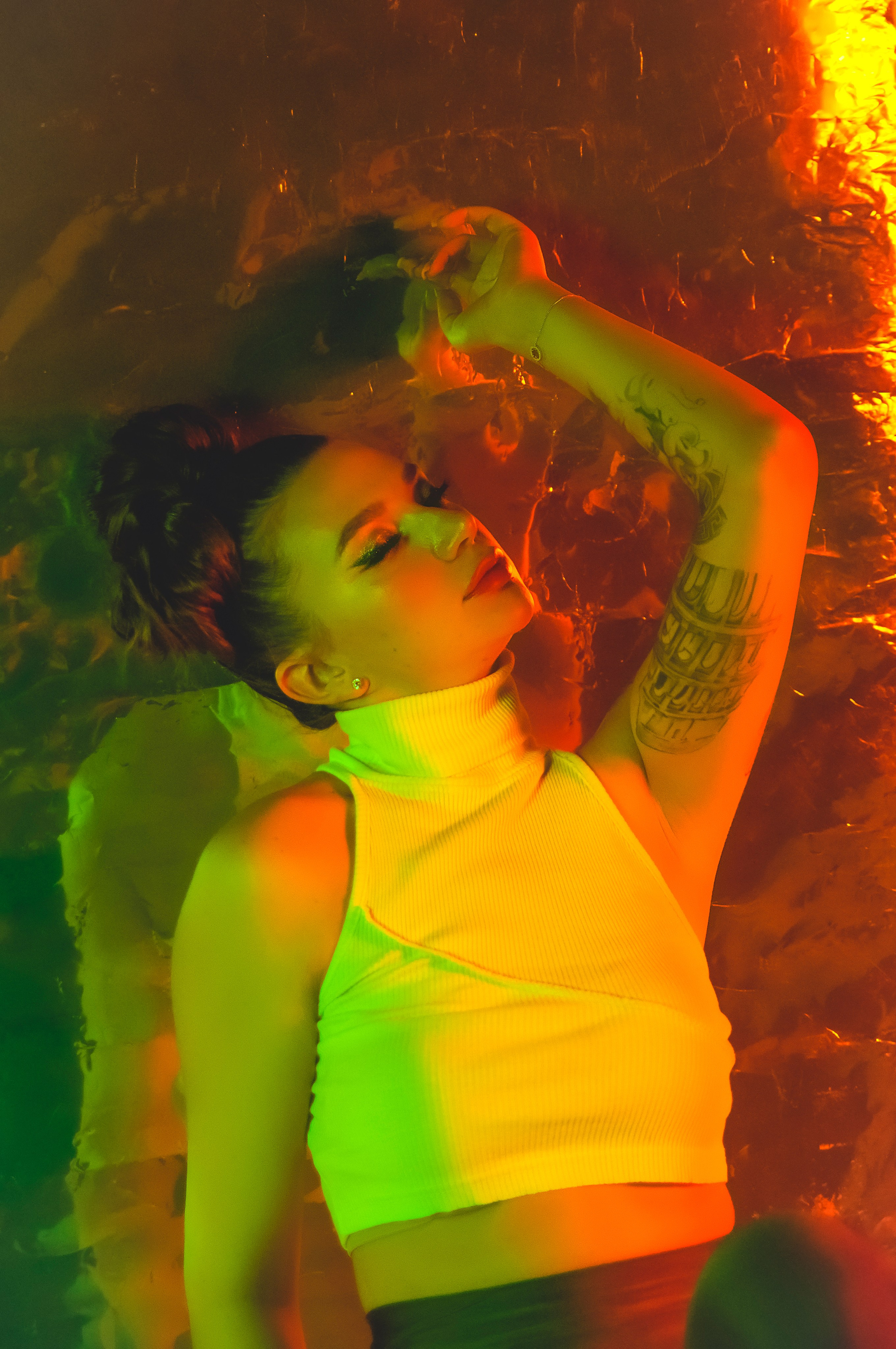 COLORED LIGHTING. PERSONAL PHOTOGRAPHER