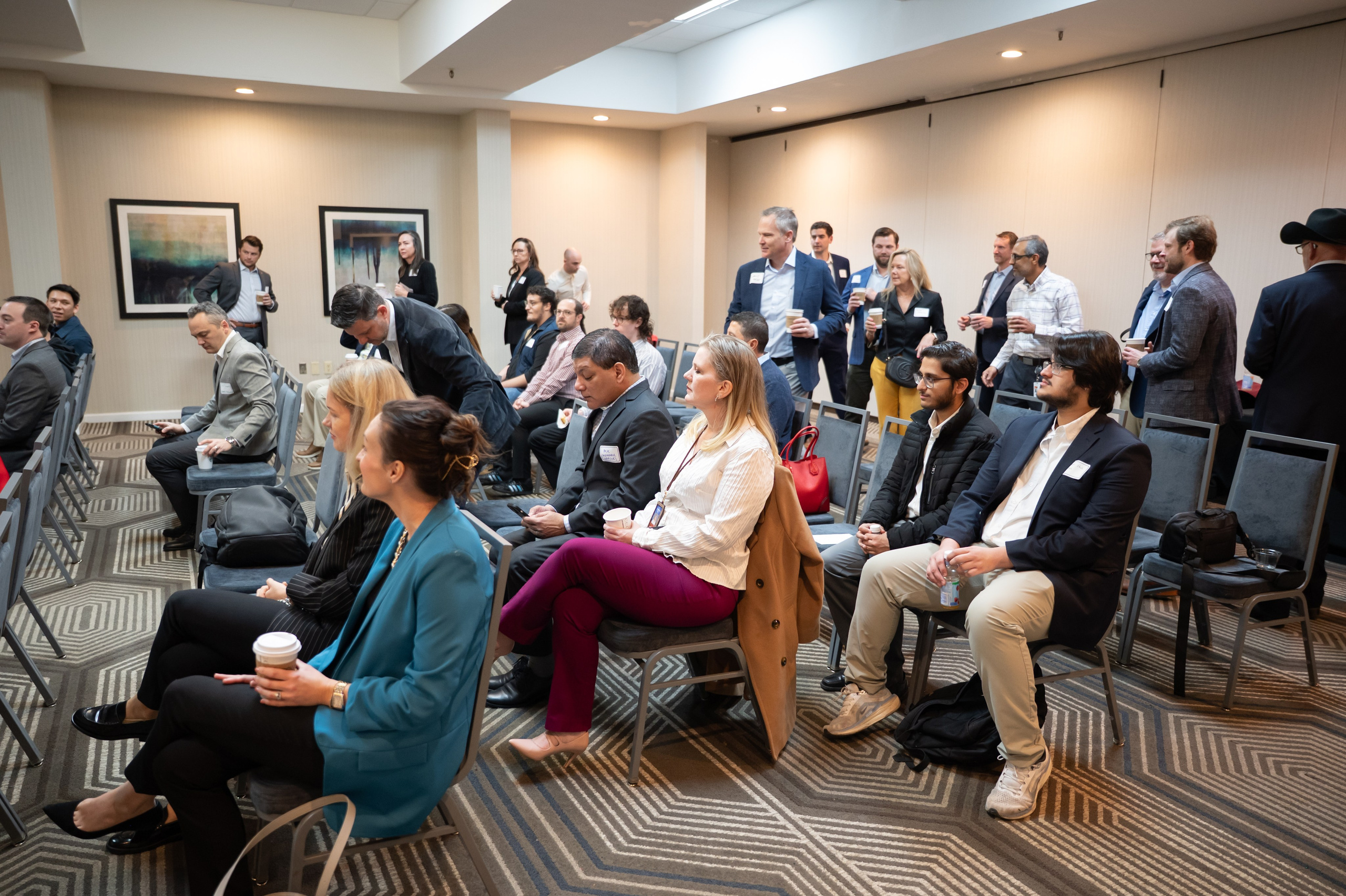 Executive Roundtable networking. Portrait photographer in Charlotte, North Carolina