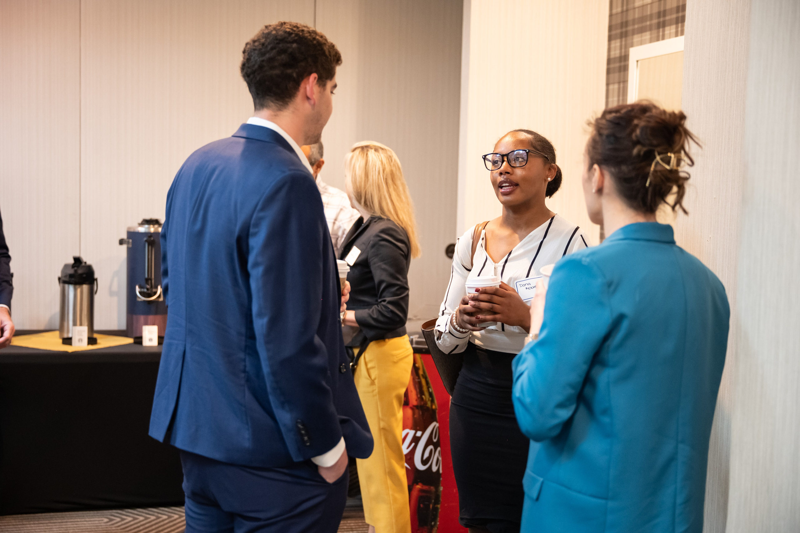 Executive Roundtable networking. Portrait photographer in Charlotte, North Carolina