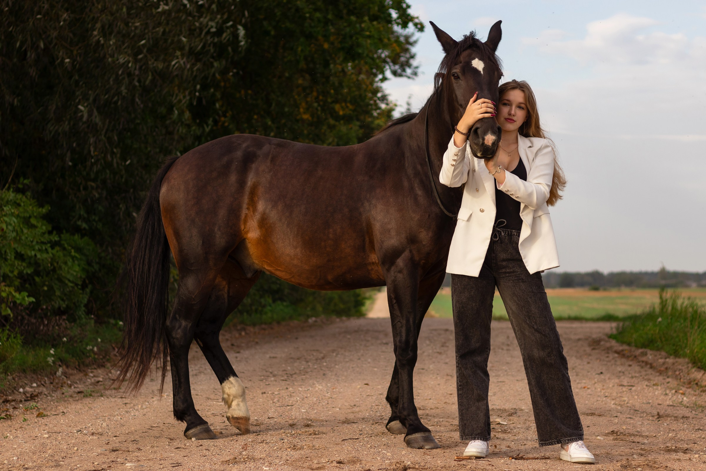 Сабина и верный друг Прайд
