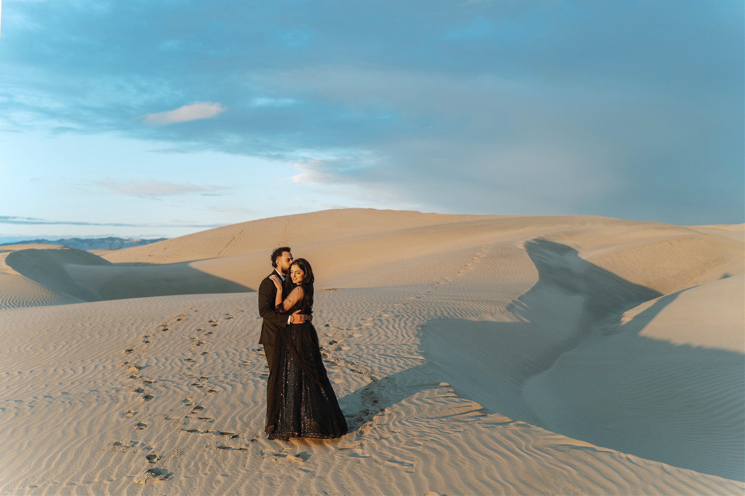 Elopement at Pismo Beach Sand Dunes, California. Wedding Photography & Videography Team in California, Los Angeles, San Francisco, San Diego and Travel