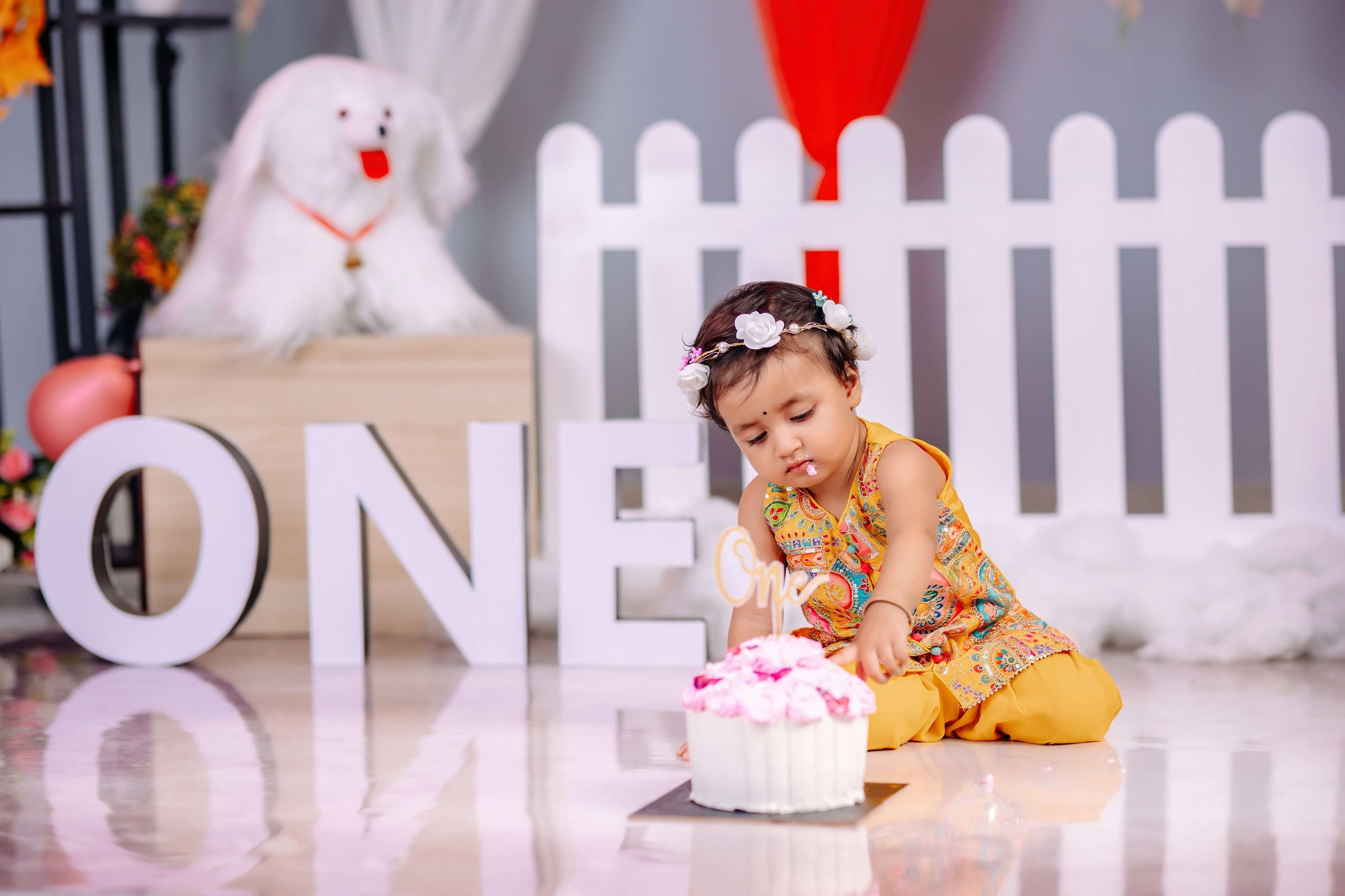 Baby Photography in Butwal, Nepal | Cake Smash & Birthday Photoshoot