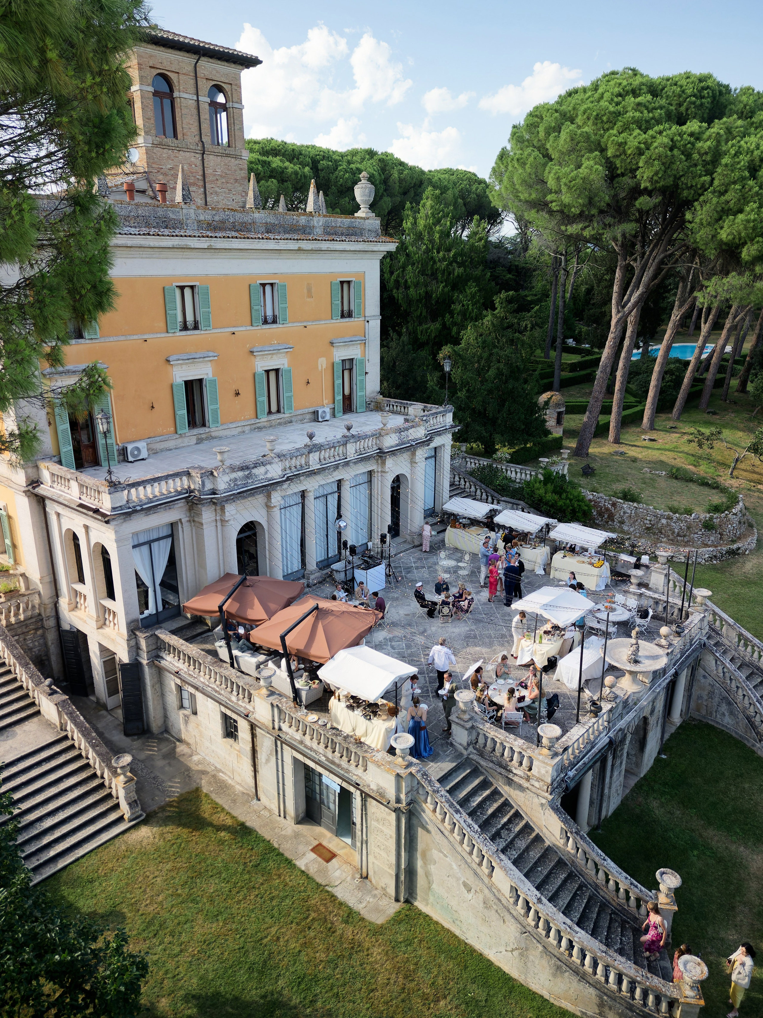 Wedding at La Torre di Pila, Umbria, Italy