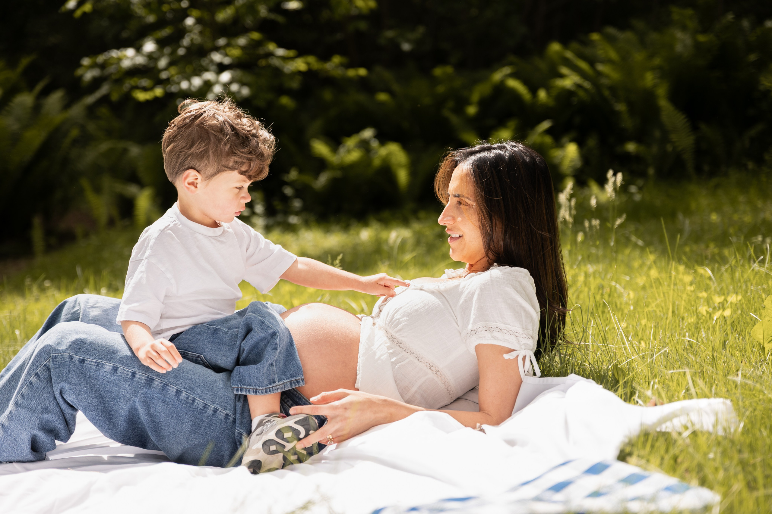 Waiting for Baby Number Two. Family, lifestyle, and commercial photography in New York and New Jersey