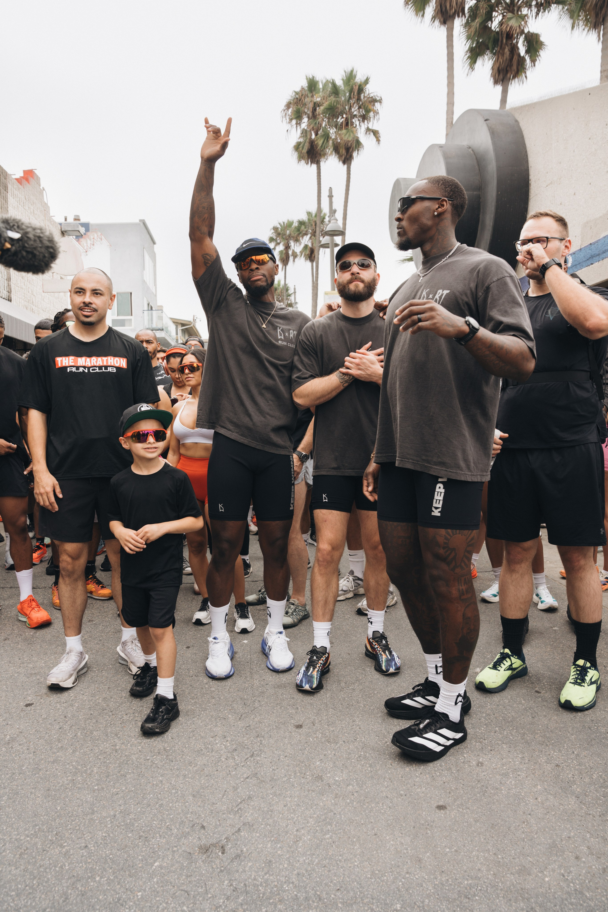 Keep Winning & Revenge Tour Run Club. Santa Monica based photographer Kristina Vasilenko