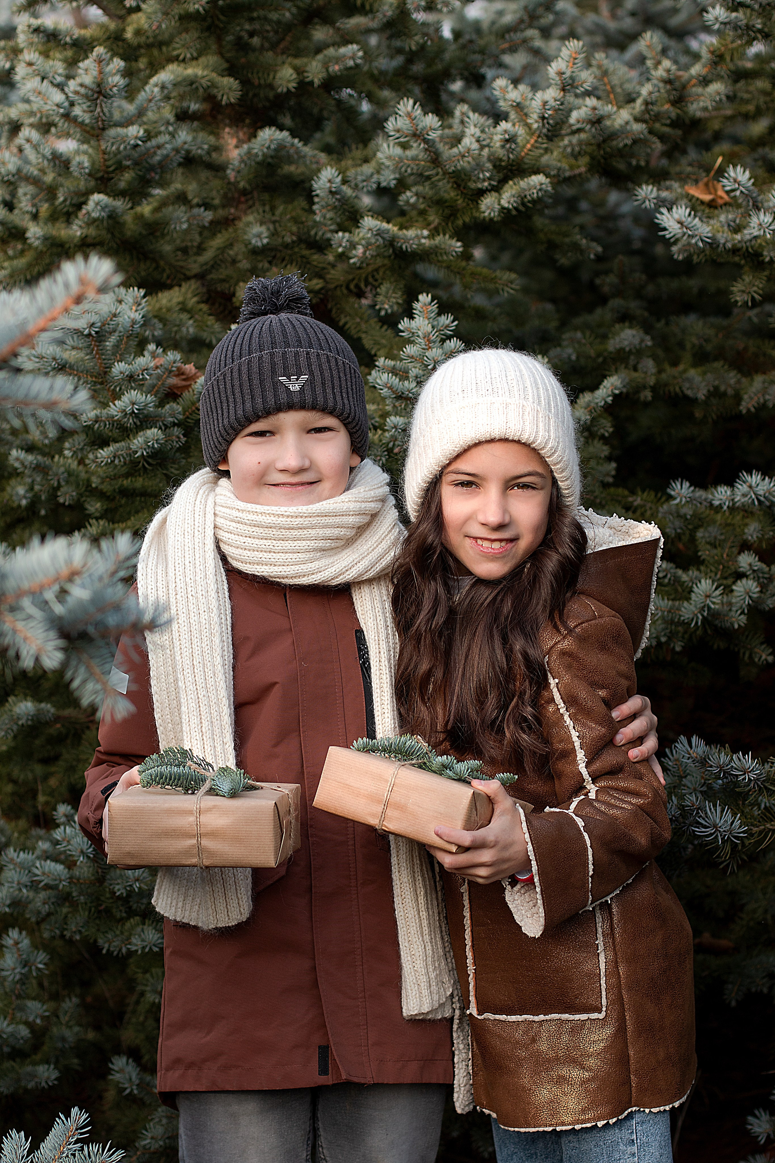 Новый год на улице. Детский и семейный фотограф в г. Бельцы