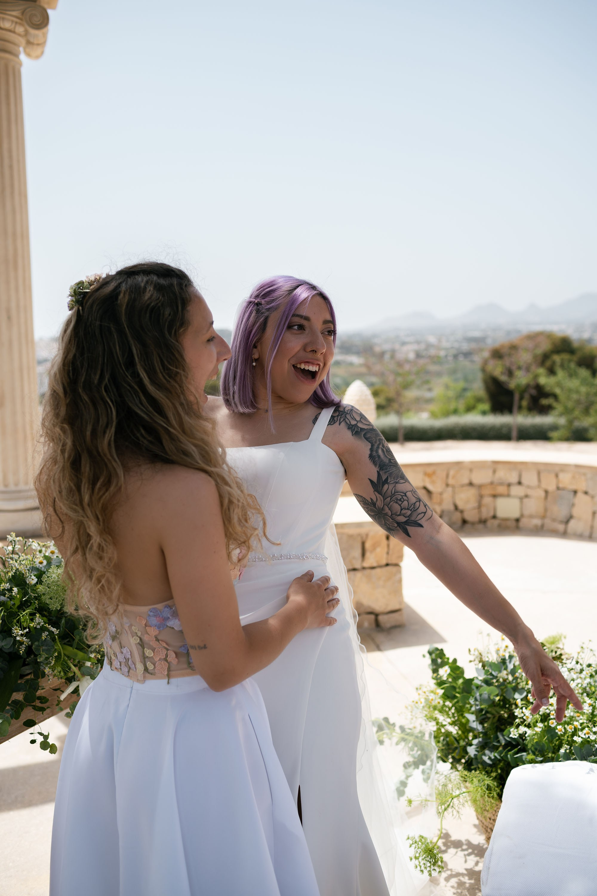 Belen and Anina. Destination Wedding Photographers based in Spain