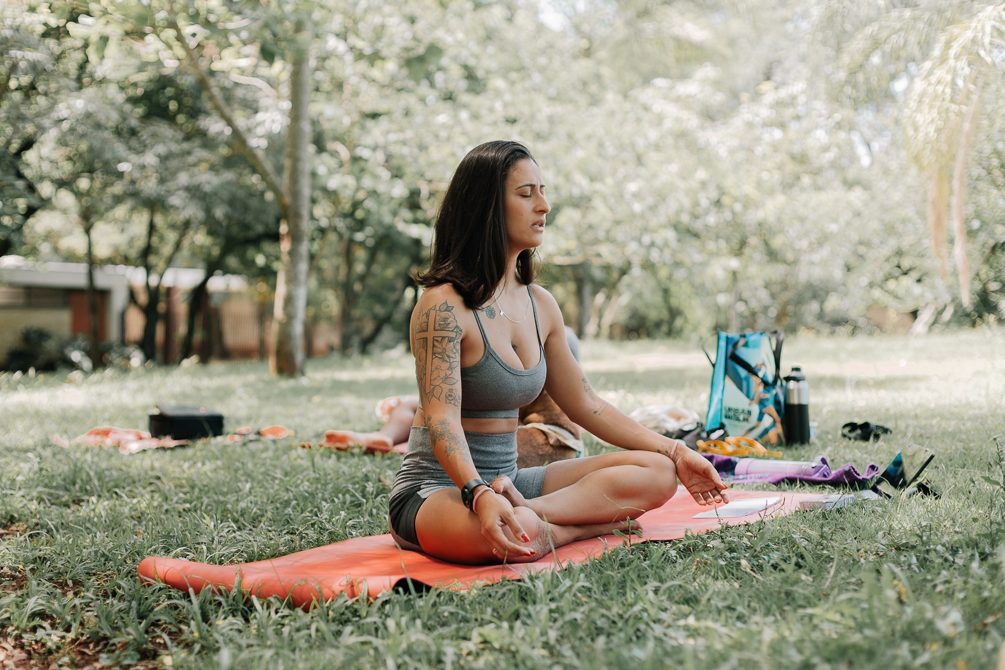 Yoga no Parque da Juventude. Mareh Audiovisual