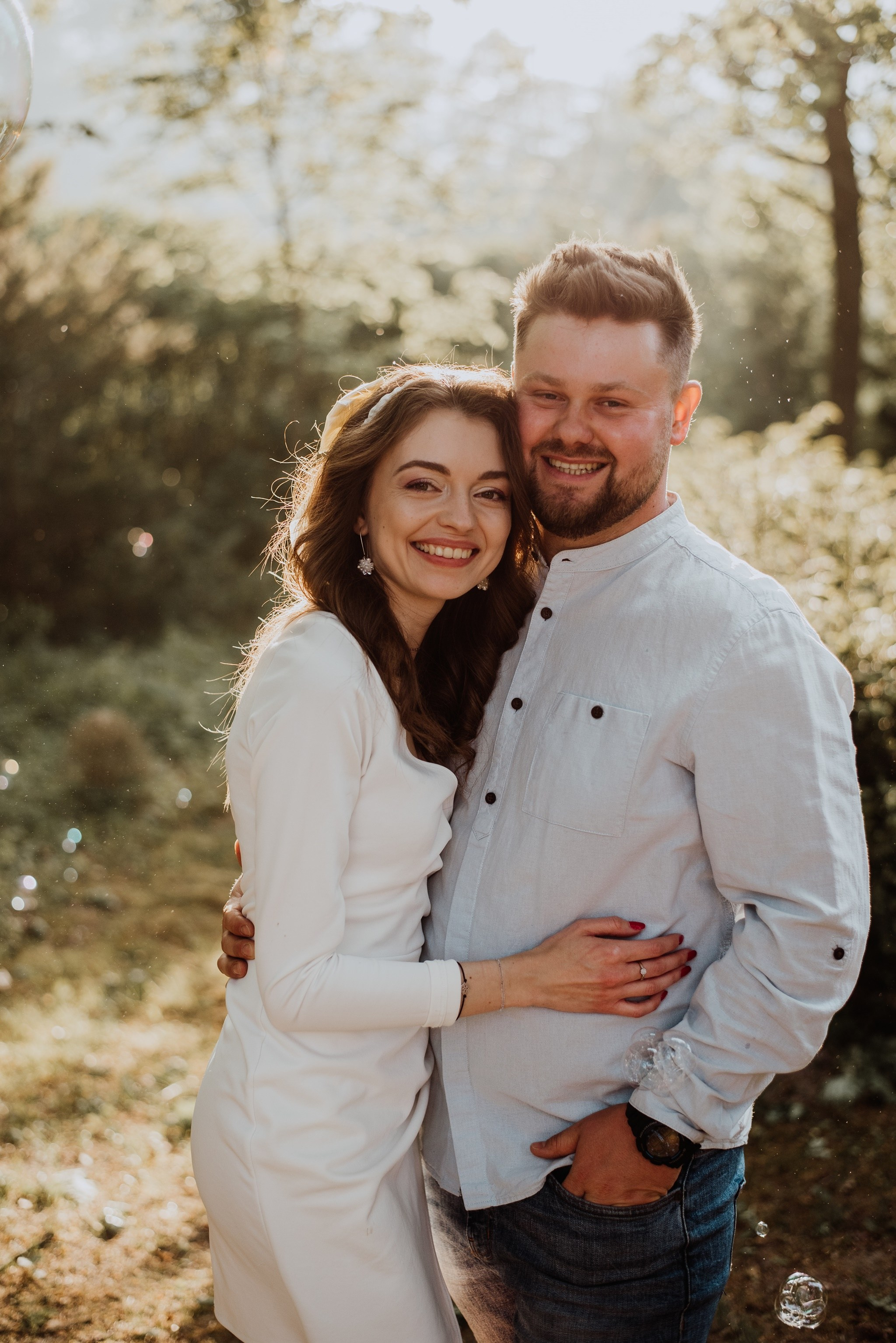 Sesja narzeczeńska Ewelina i Paweł. Dominika Strachacka Fotografia | Fotograf ślubny i rodzinny Opole Lubelskie Lublin