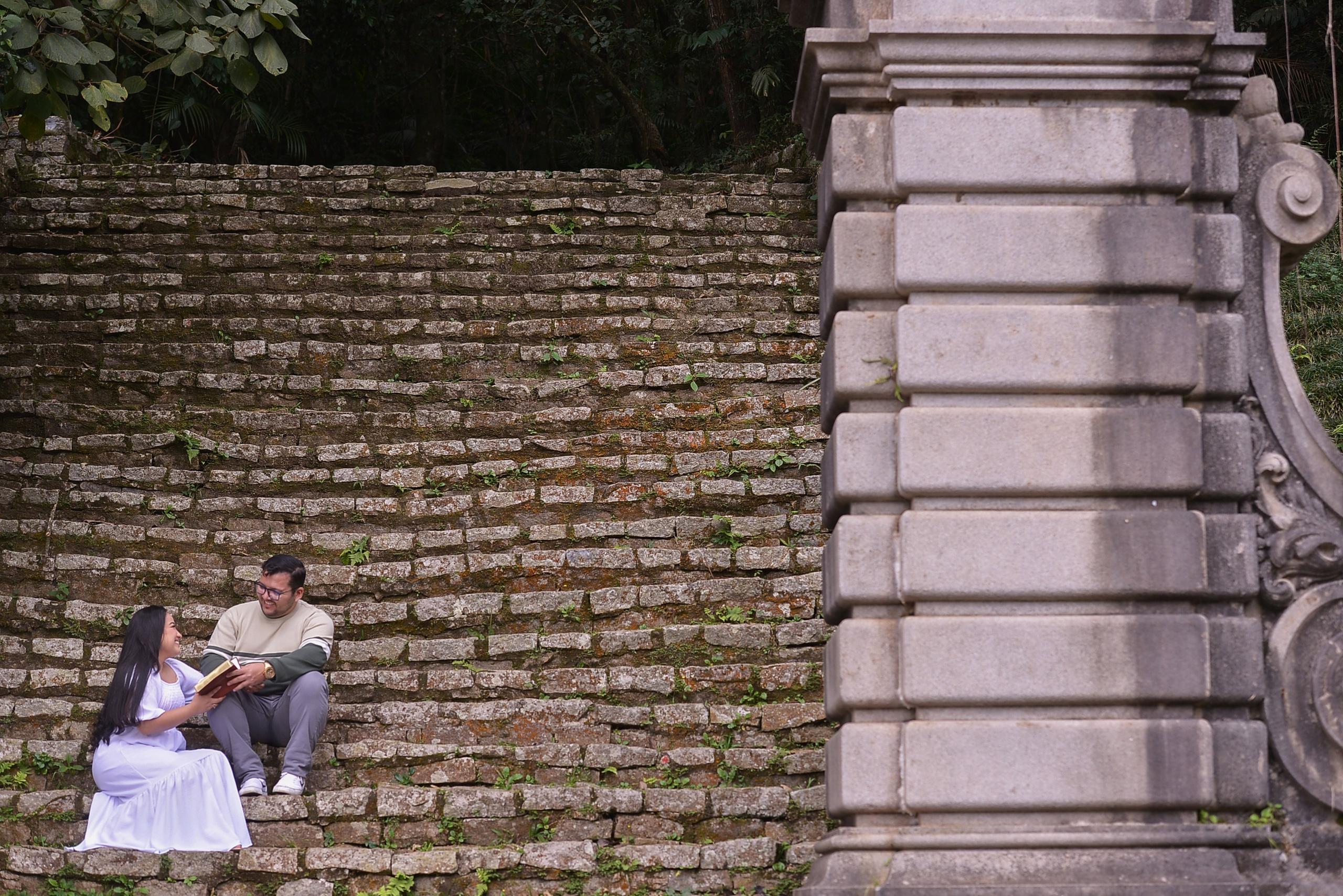Carolina & Richard, Jardim Botânico de São Paulo. Produtora Bride