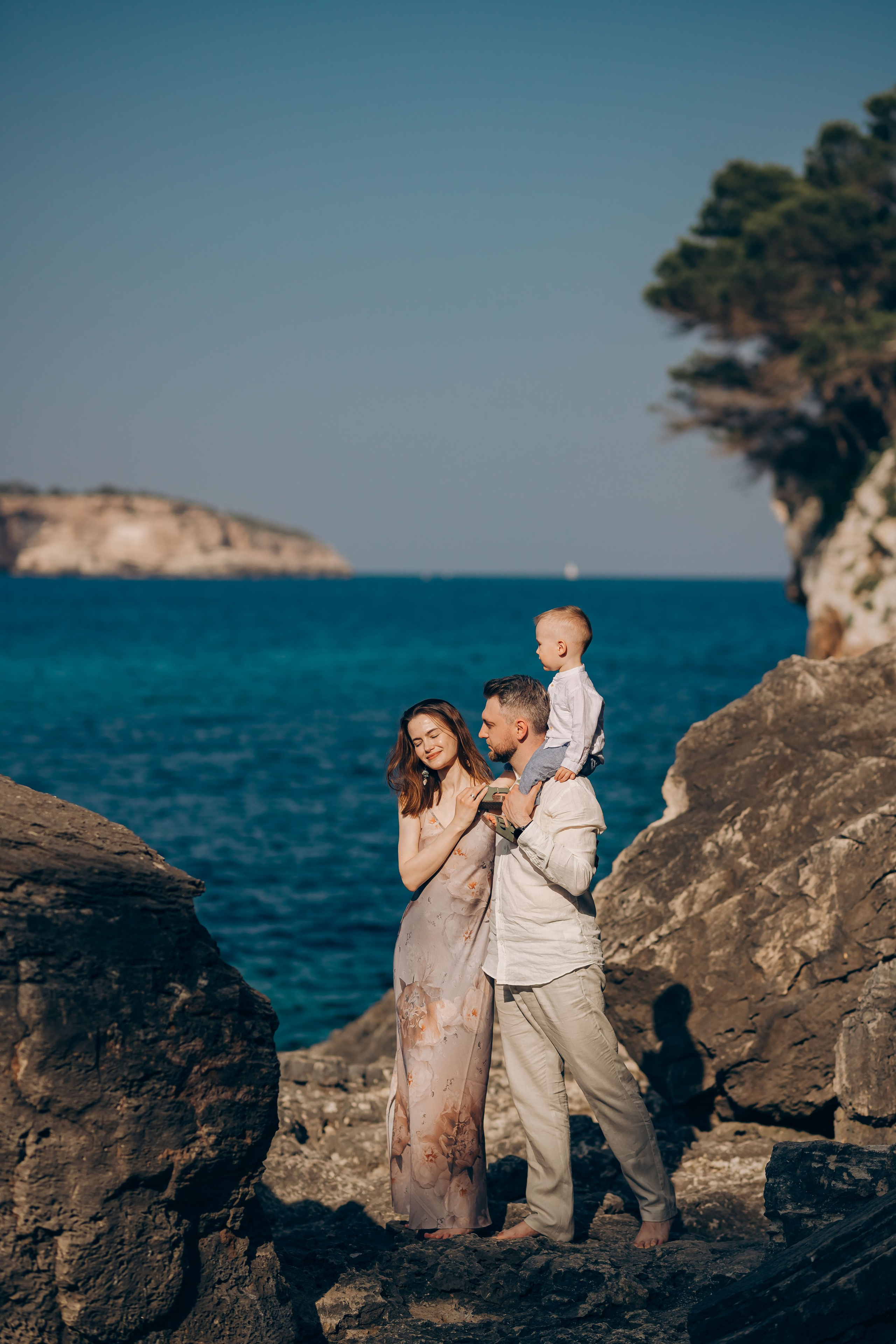 On the shore. Фотограф у Пальма де Майорка