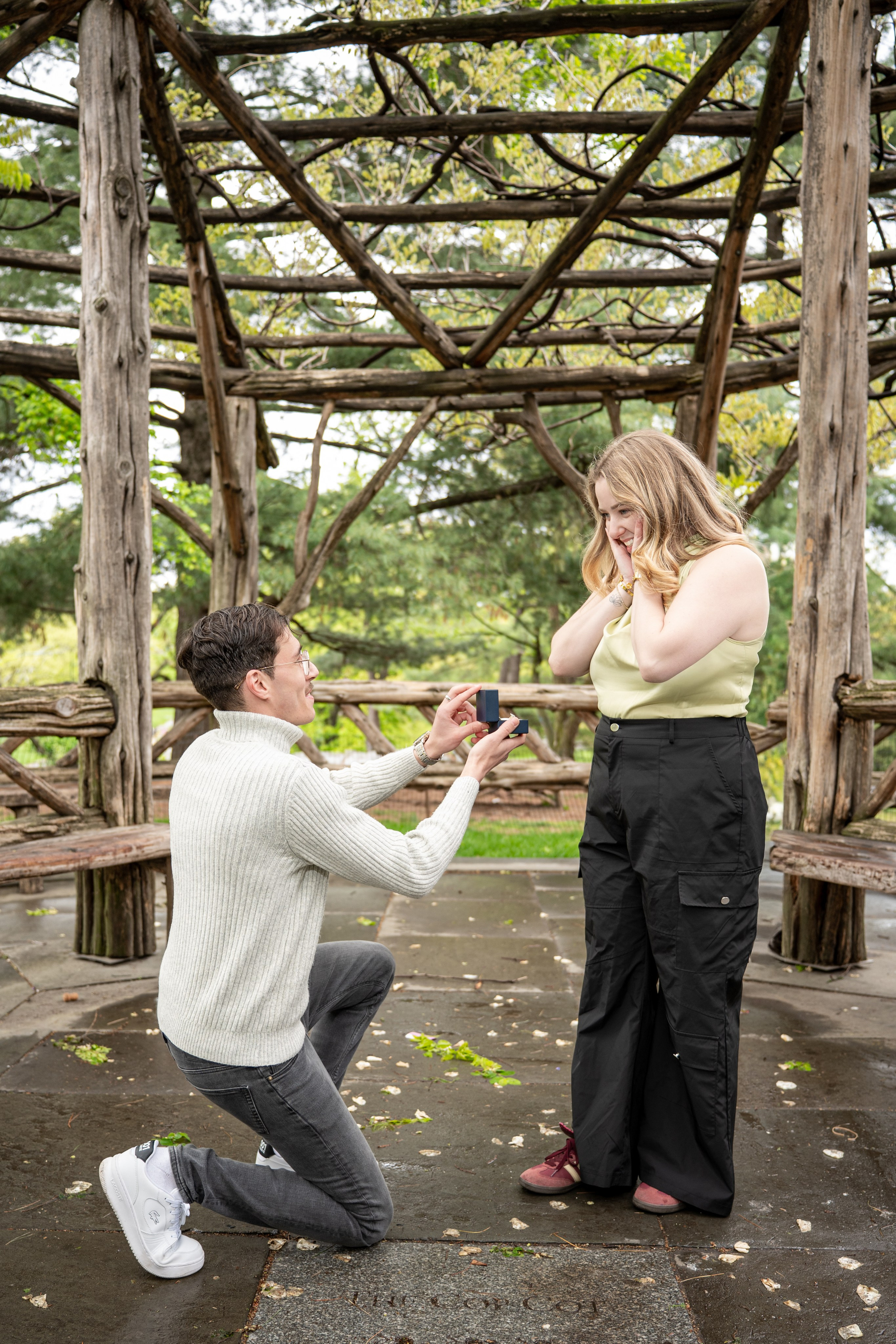 Secret Proposal Photoshoot | NYC Couple Portraits. Secret Proposals • Micro Weddings • Elopements • Parties in NYC, NJ, CT