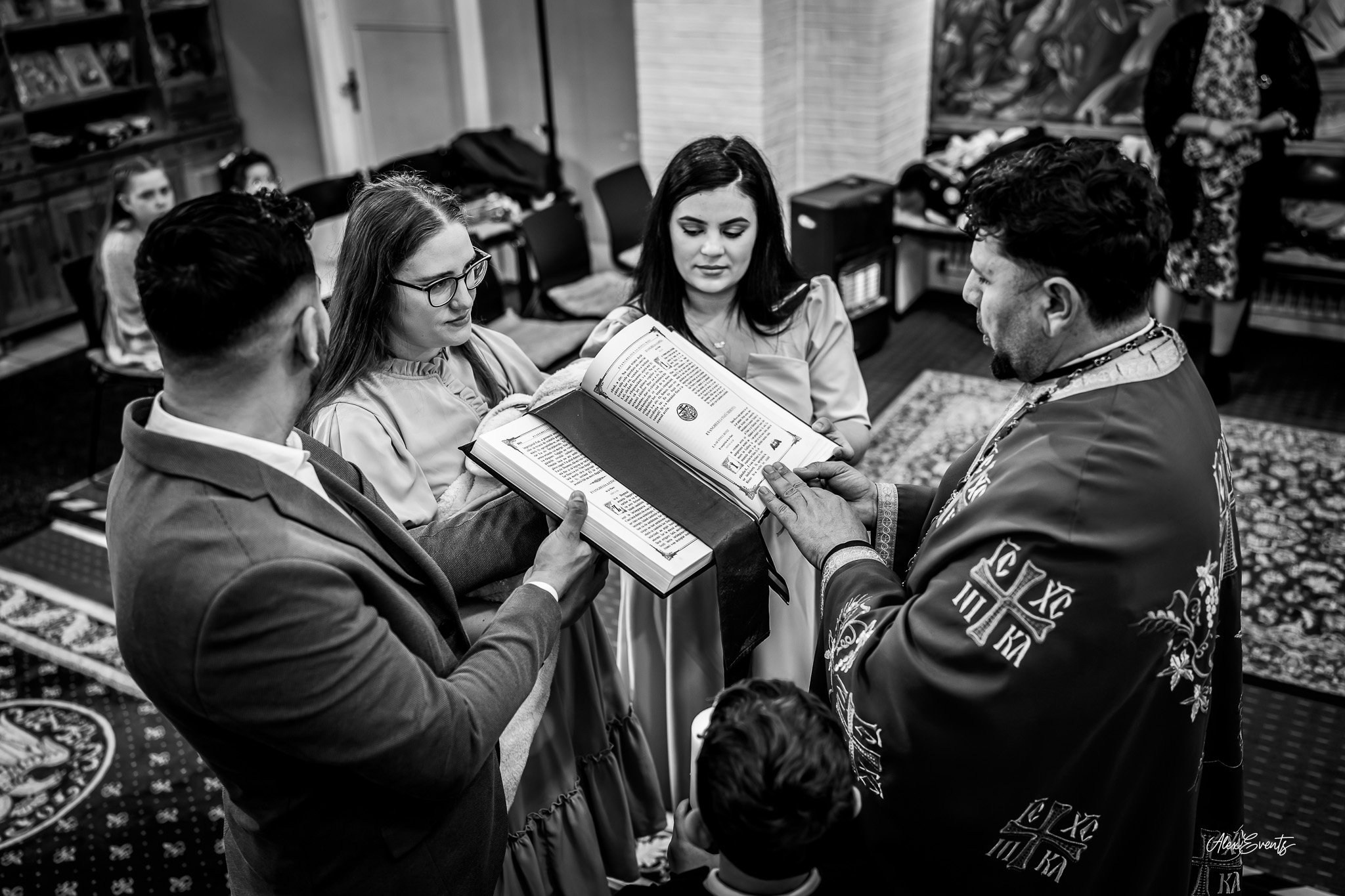 Fotograf Botez Vejle | Biserica Românească | AlexEvents