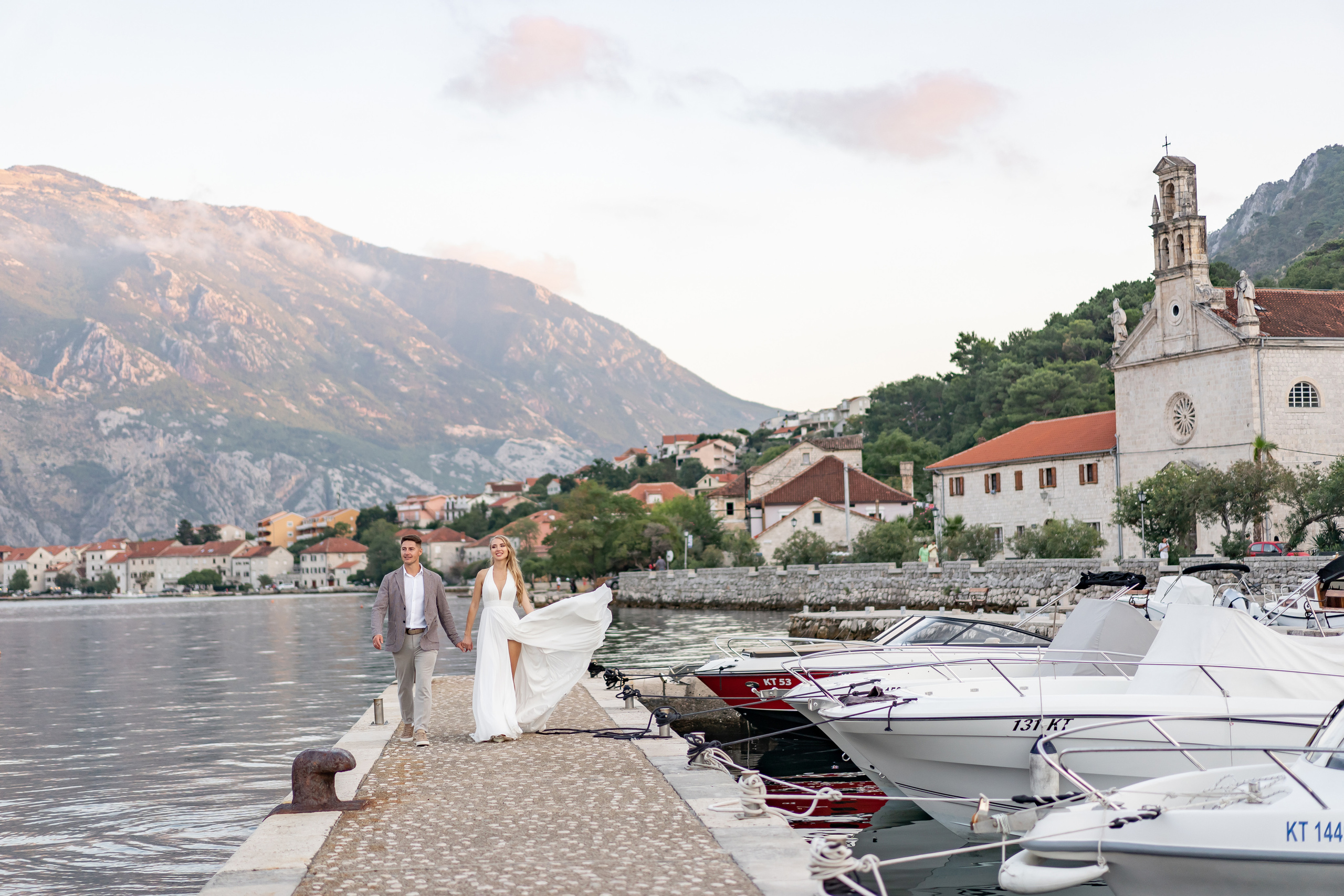 Igor ve Veronika'nın Kotor, Karadağ'da düğünü