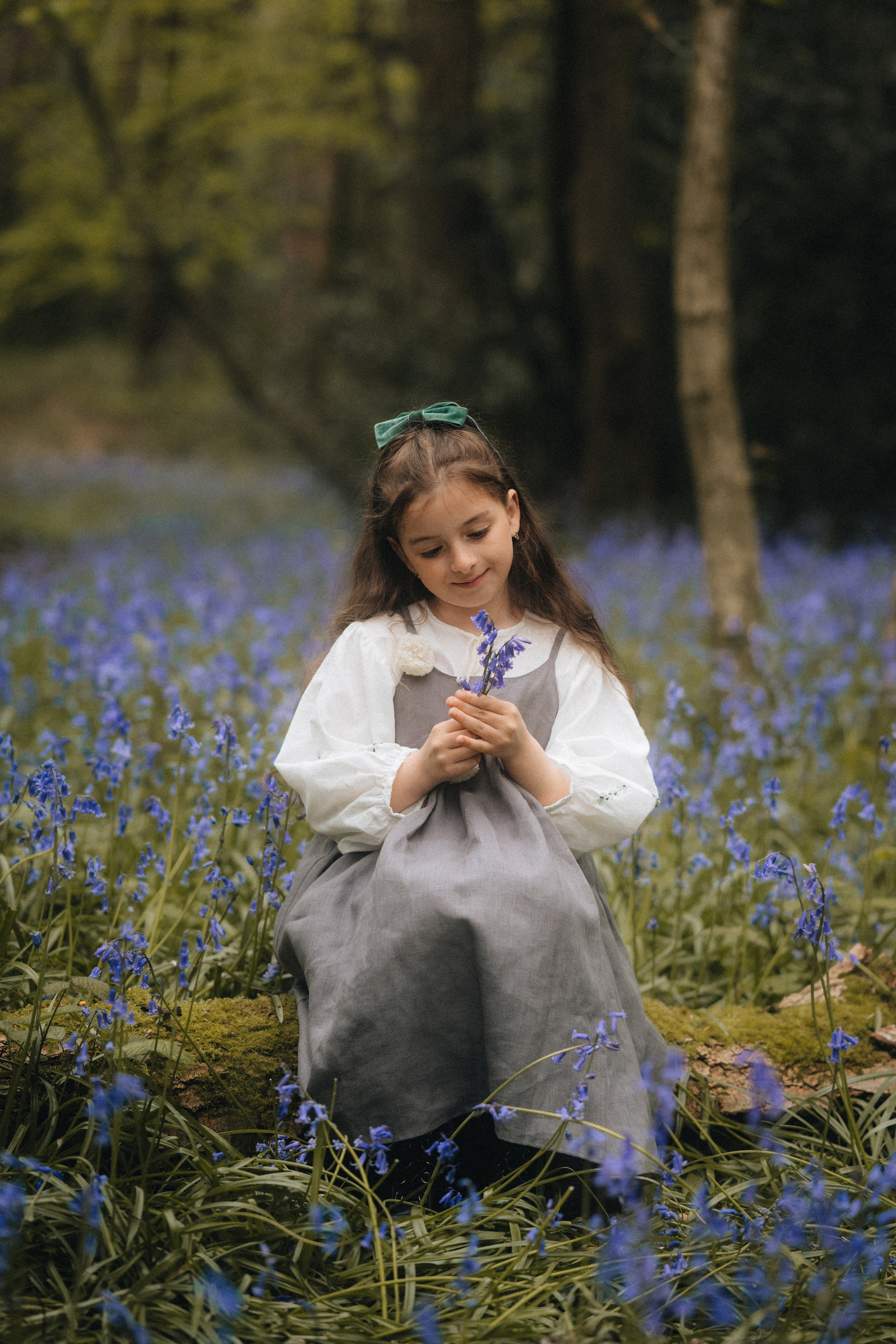 Bluebell family session. Tania Gandrabur, photographer in West Midlands, England