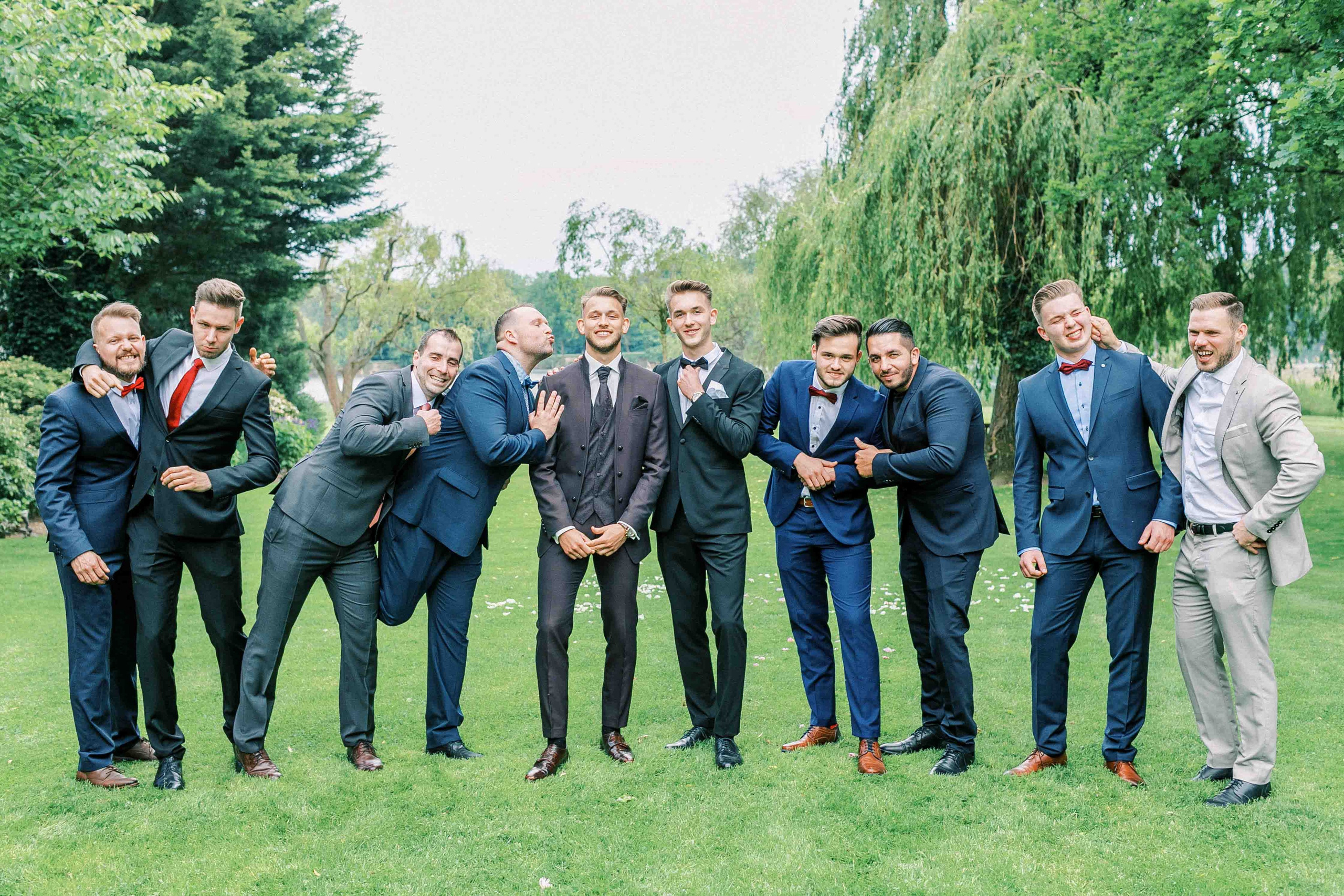 landhaus am see garbsen hochzeit bräutigam mit ihren jungs