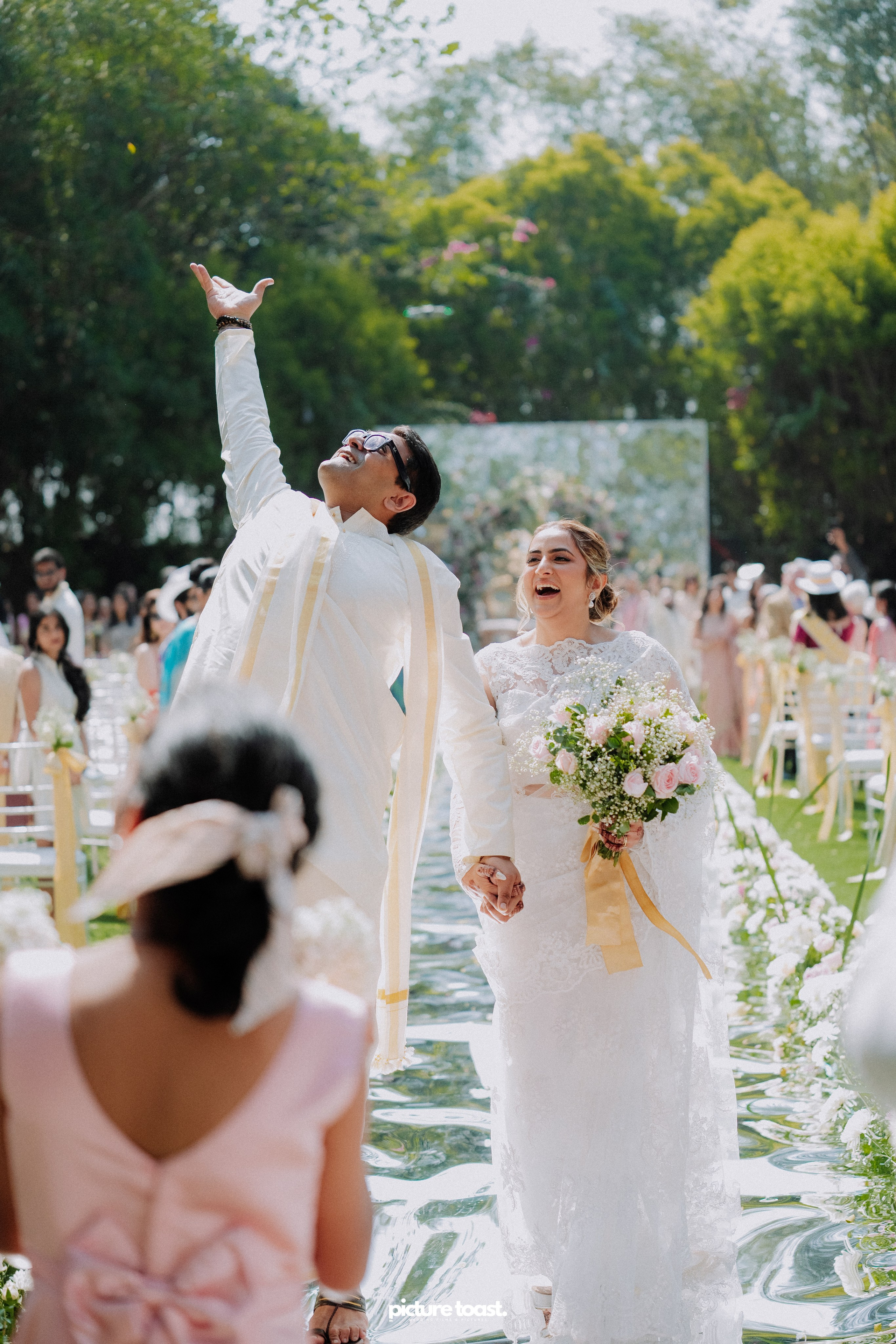 Blessing of Rajiv & Aashna. Fine art Wedding Photographers in India & Canada