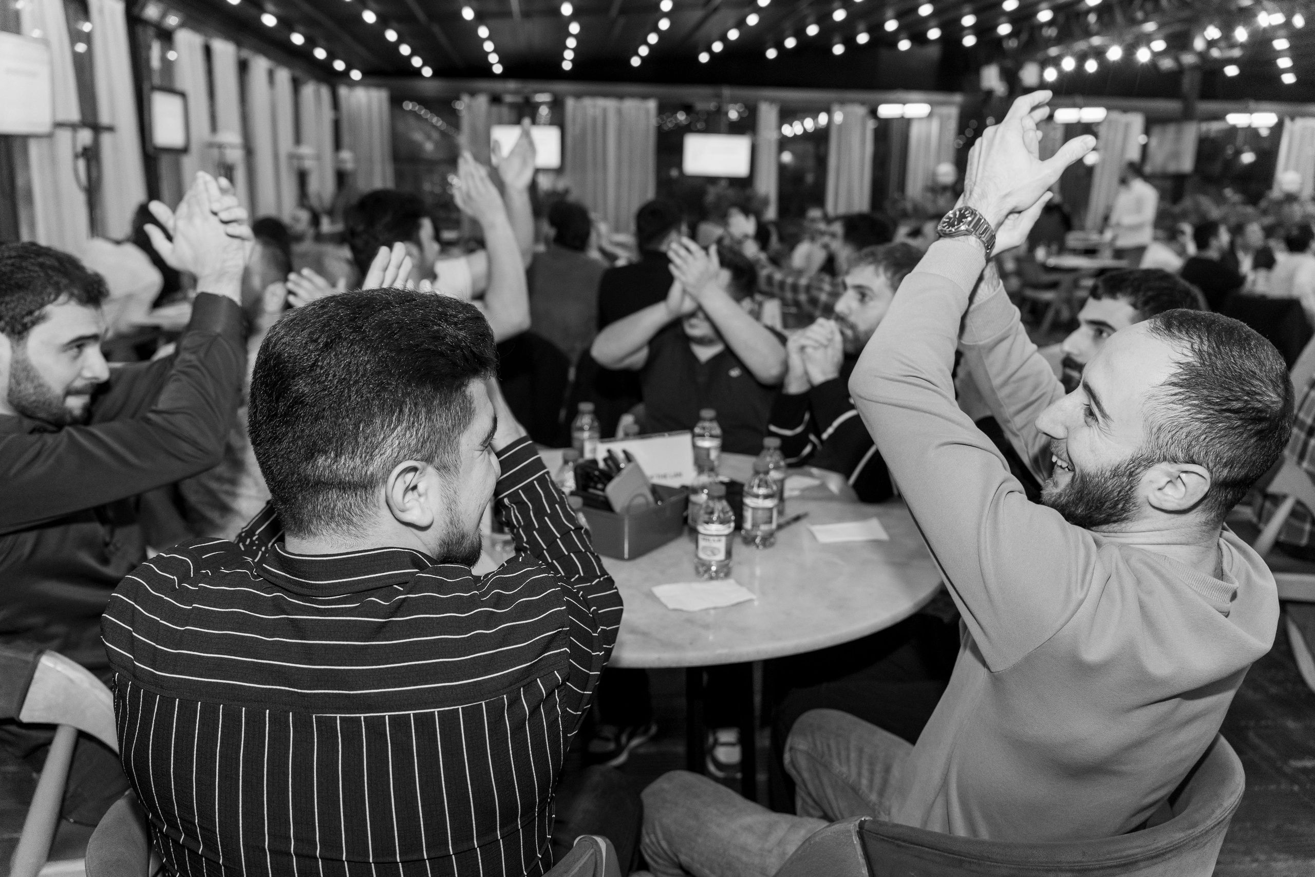 Azəronline şirkətinin əməkdaşlarının “Nə? Harada? Nə zaman?” oyunu. Fotoqraf Vəli Məmmədov