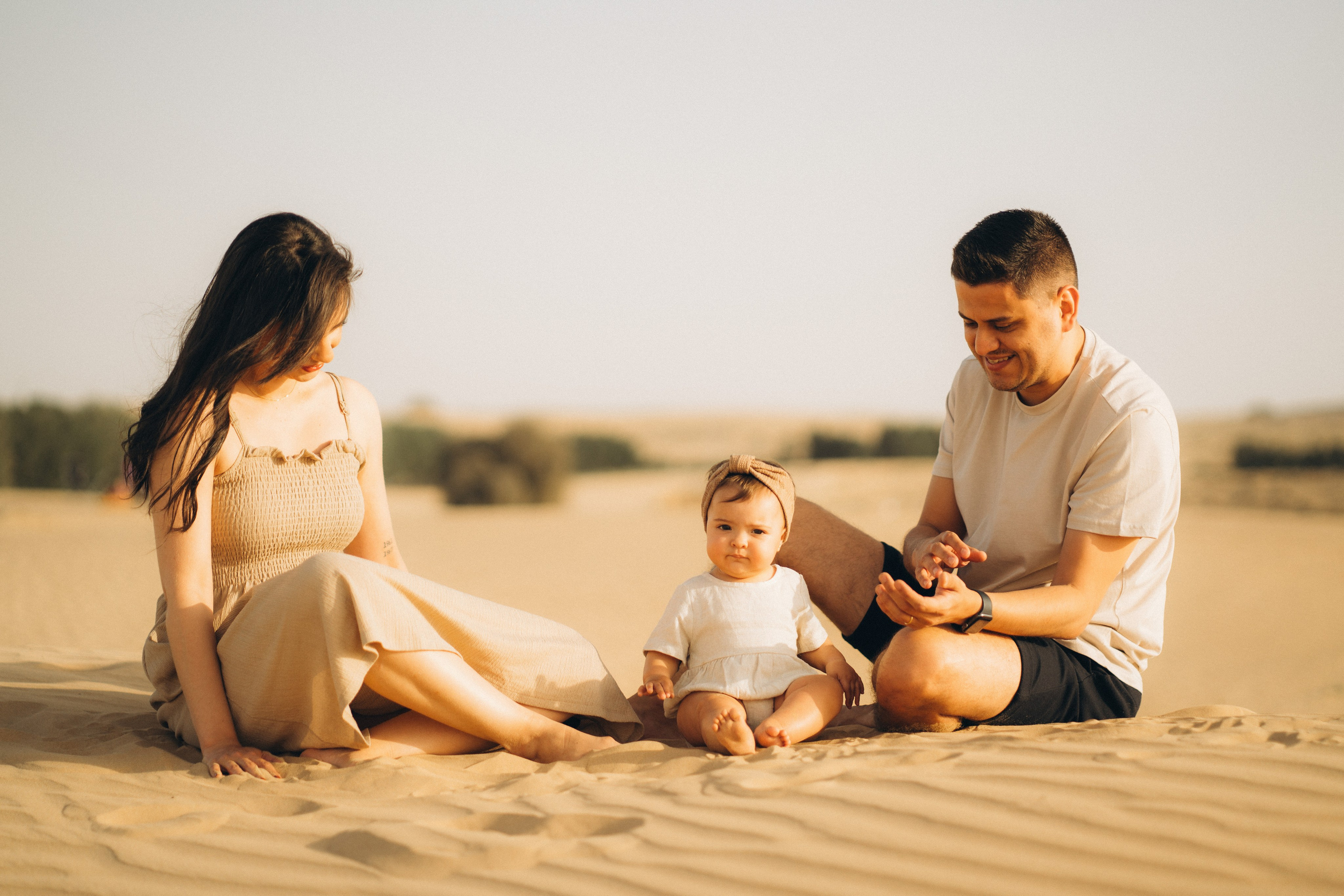 Sunset in the desert. Angela Iakovleva — Family Photographer in Dubai