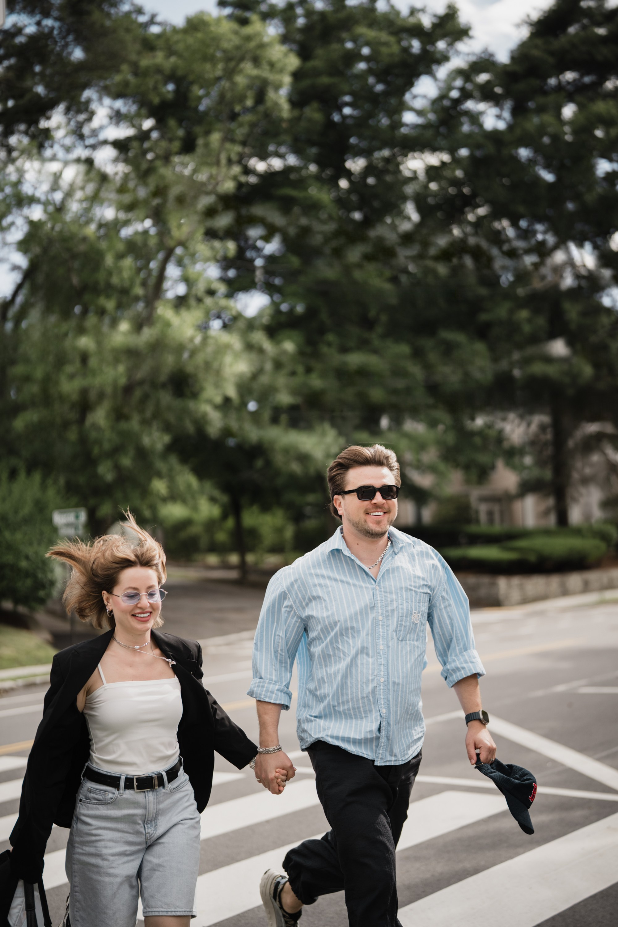 Photoshoot in College Boston. Portrait and wedding photographer in New York