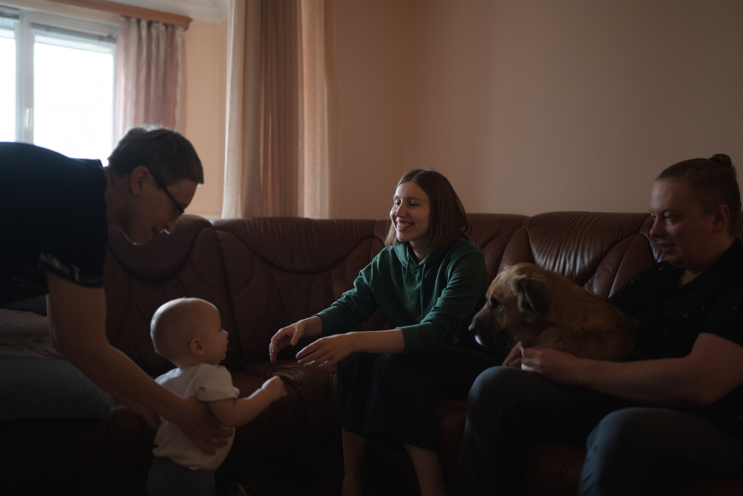 Alena, Vlad and their son Lev. Main