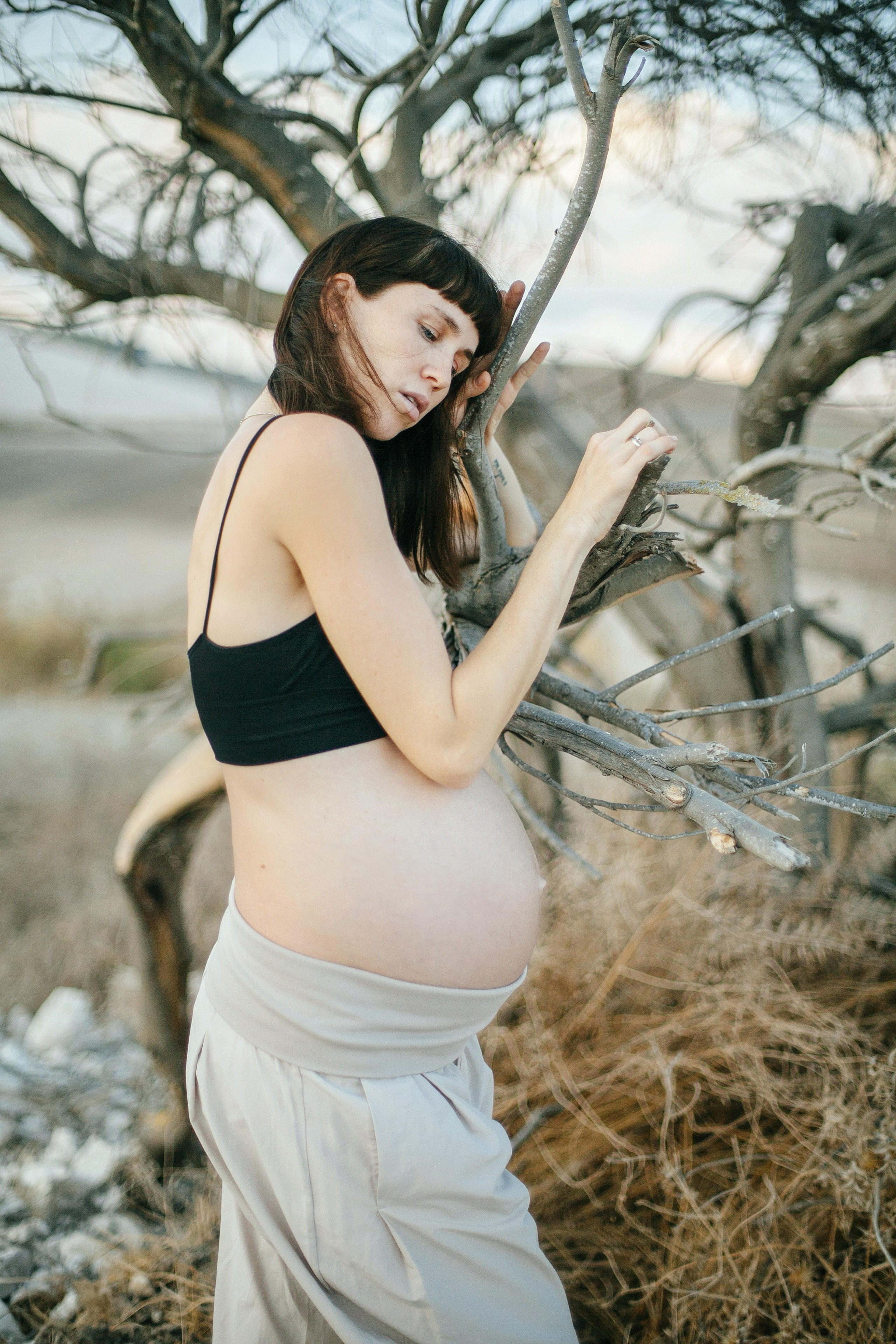 Kiryat Tivon field. Family photographer in Israel