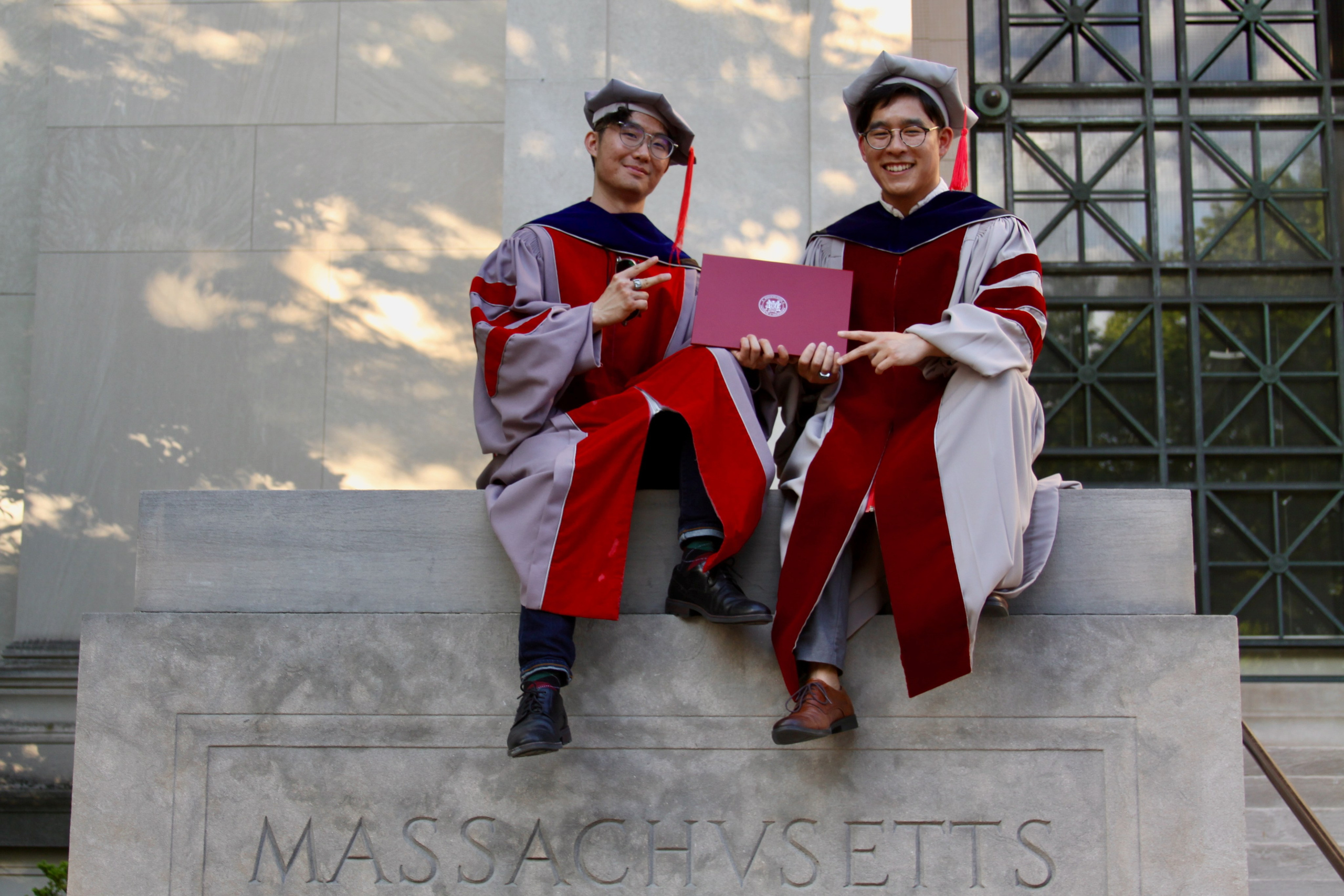 PhD graduation with Elton. Kelly Sang, graduation and portrait photographer in Boston