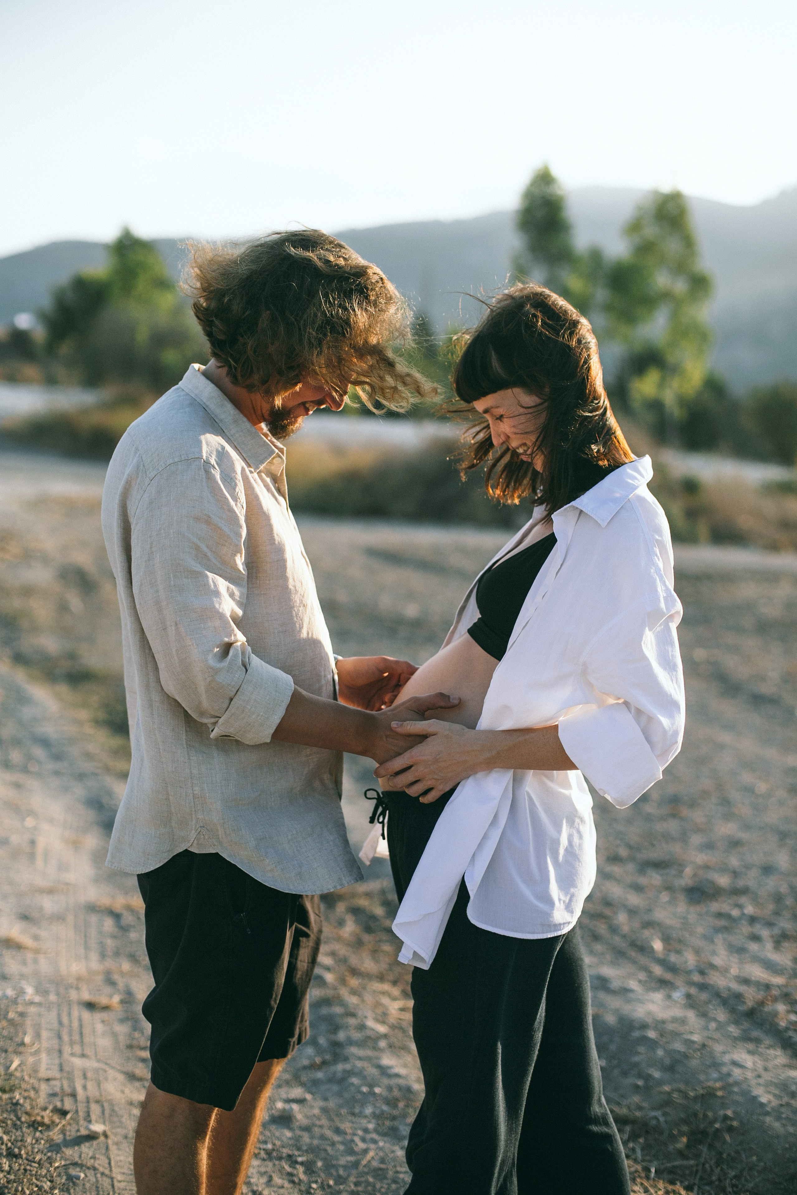 Kiryat Tivon field. Family photographer in Israel