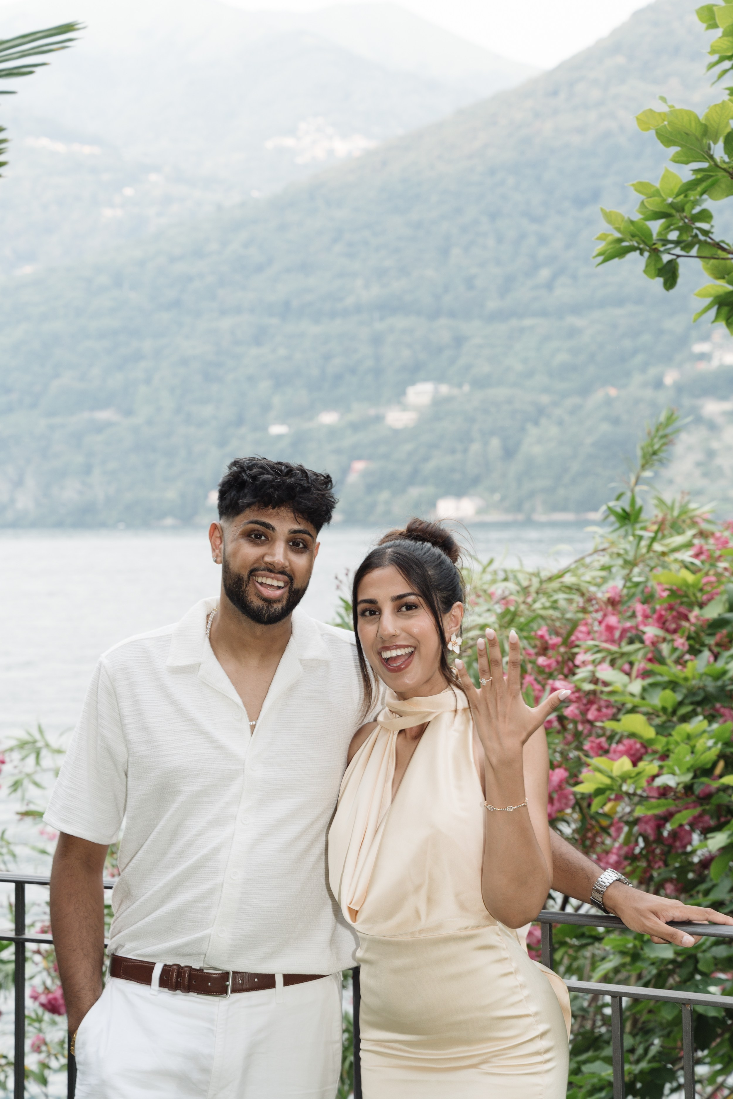 Lake Como Romantic Proposal. Lake Como Proposal Photographer | Surprise Proposals & Engagements